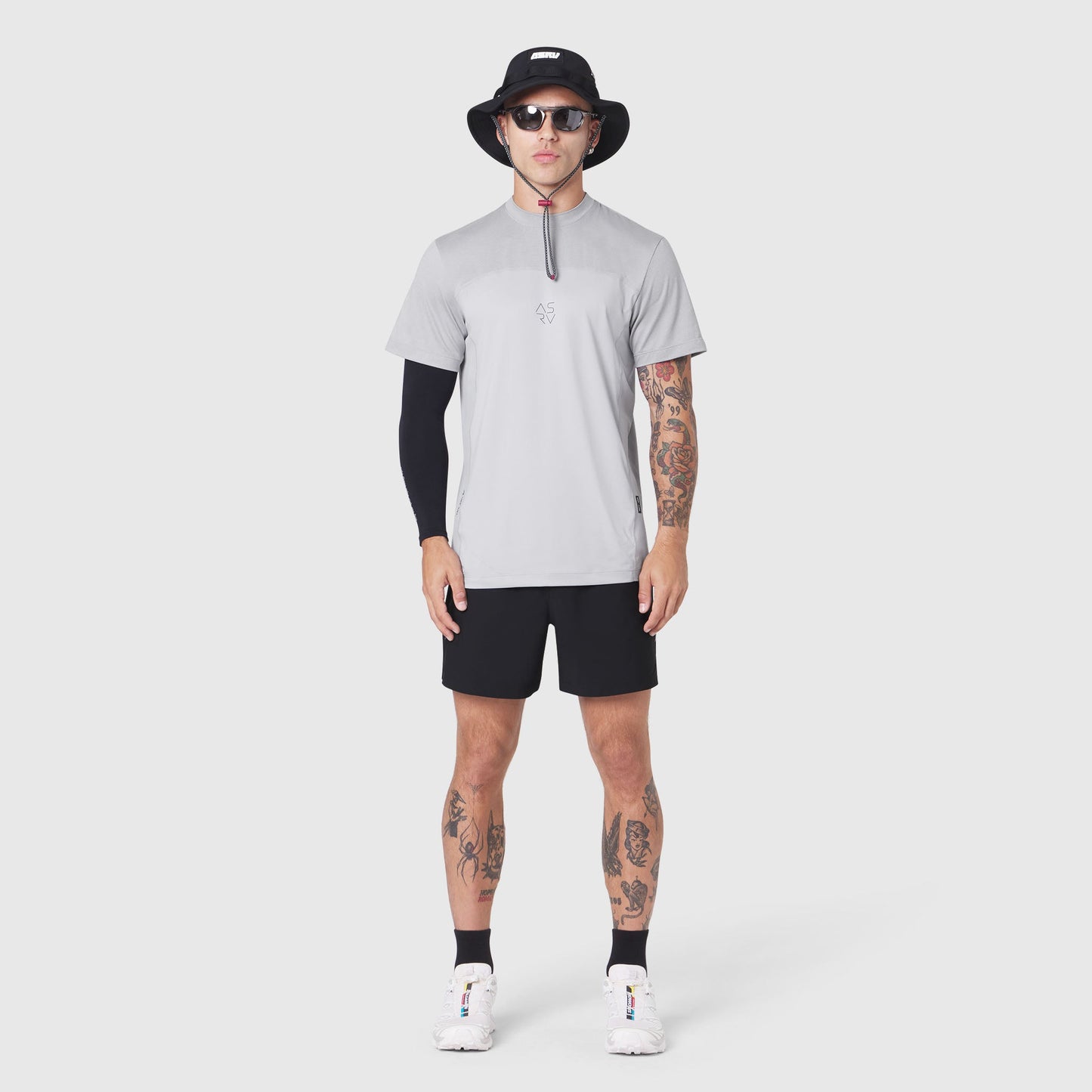 1191. AEROSILVER® UPF50+ Run Tee Slate Grey | ASRV US