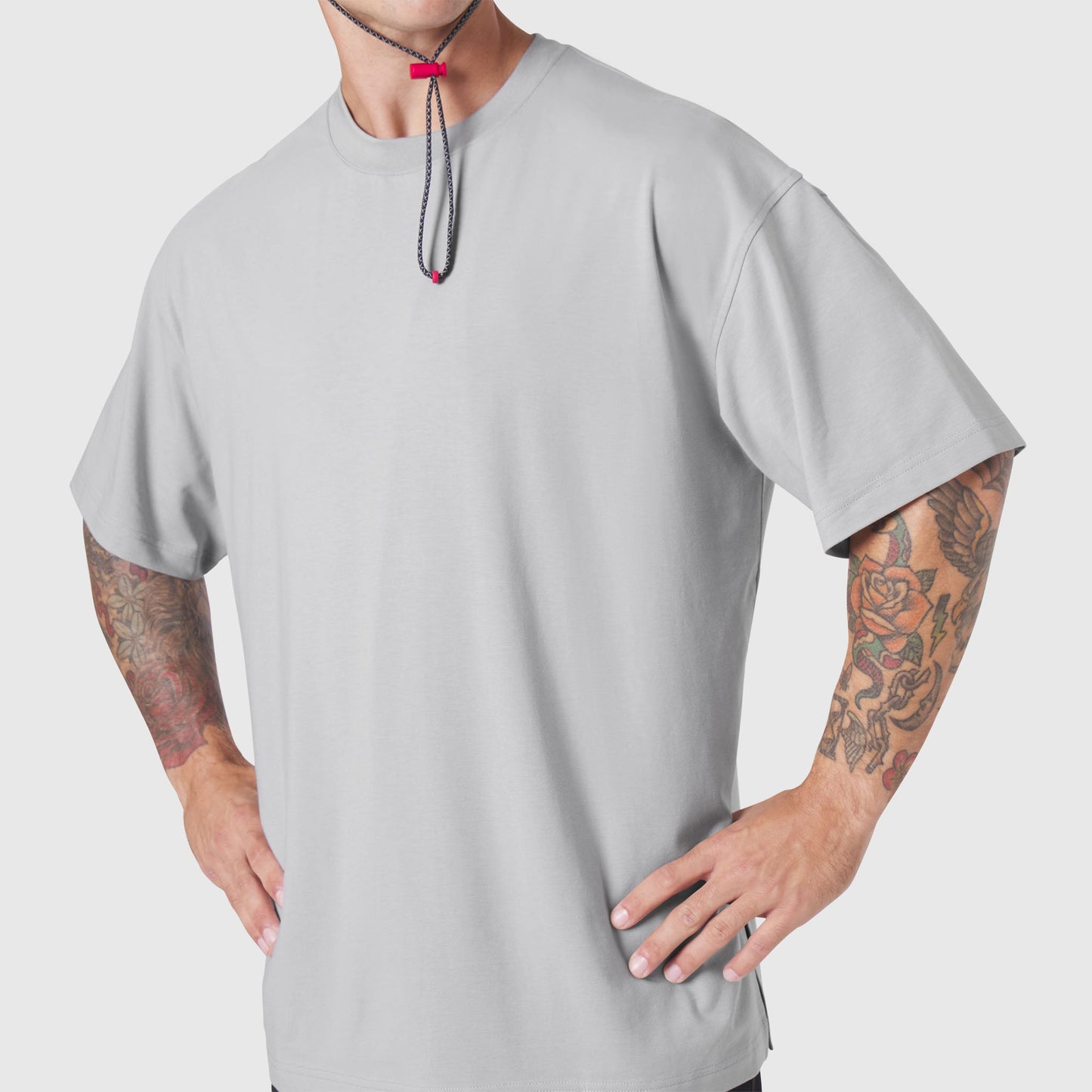 1186. SUPIMA® Ice-Skin™ Reversible Tee Slate Grey/Black | ASRV on sale