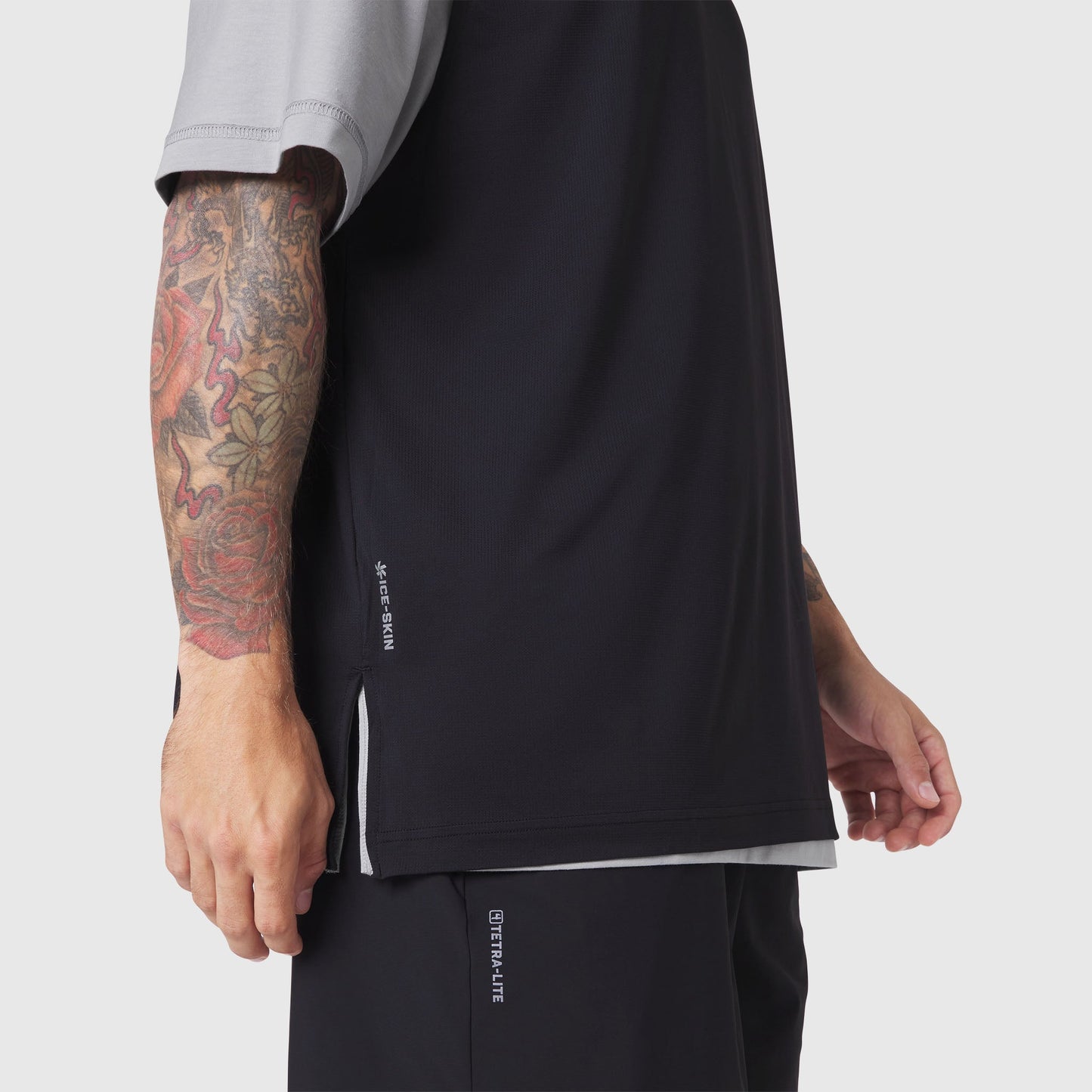 1186. SUPIMA® Ice-Skin™ Reversible Tee Slate Grey/Black | ASRV on sale