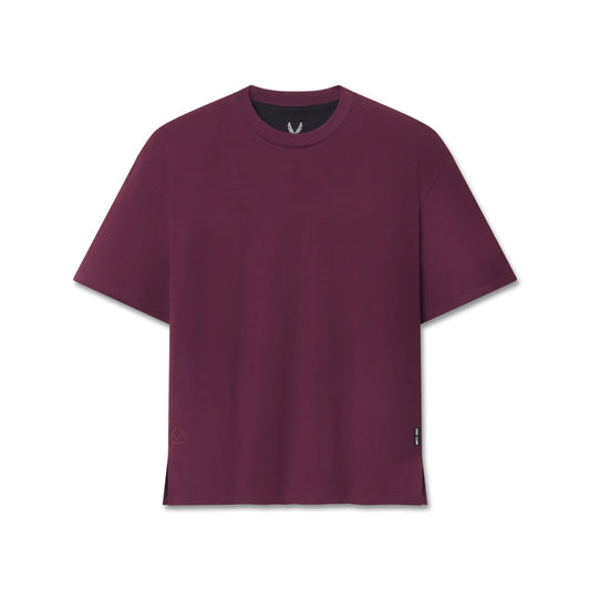 1186. SUPIMA® Ice-Skin™ Reversible Tee Merlot/Black | ASRV for sale
