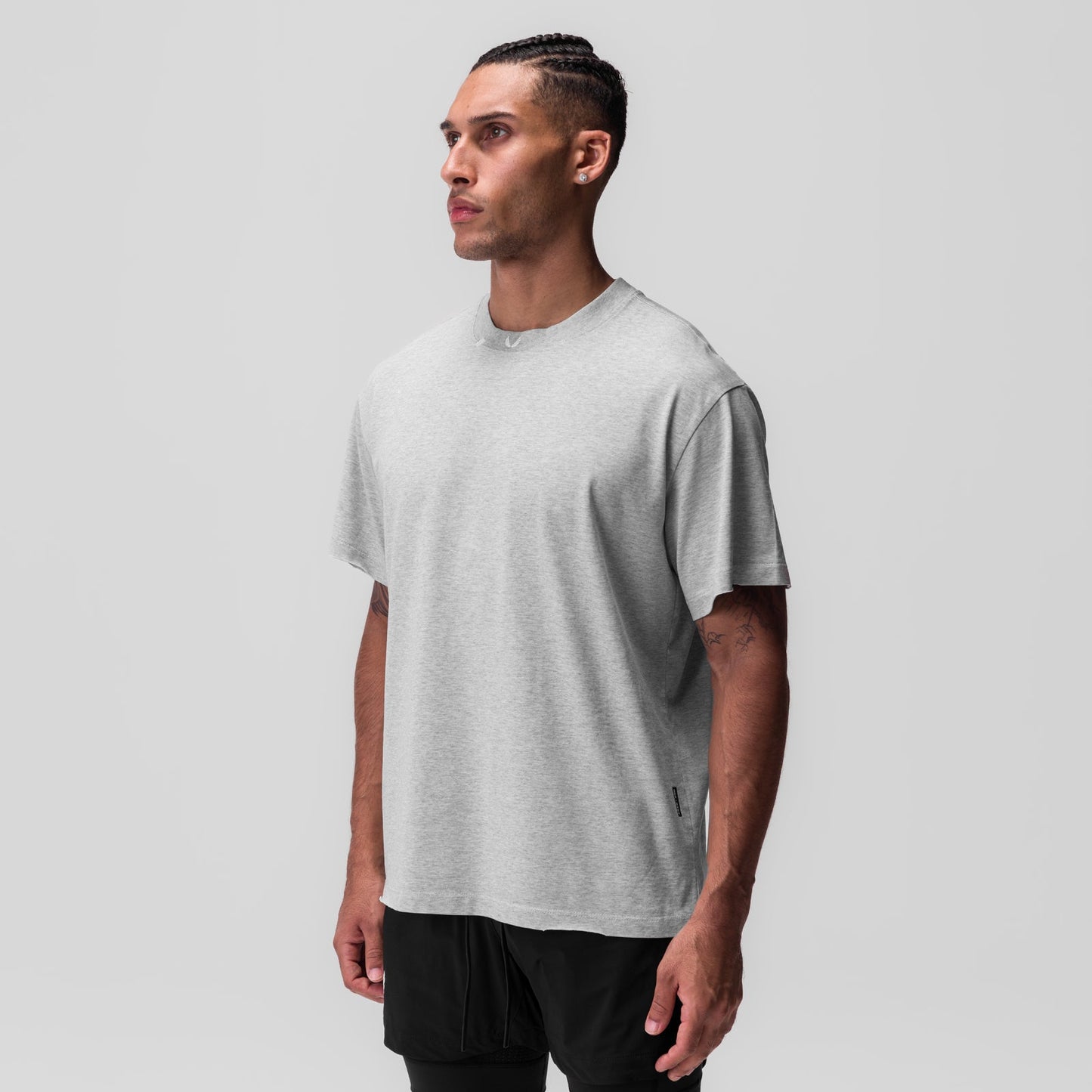 0797. Tech Essential™ Relaxed Tee Heather Grey | ASRV Discount
