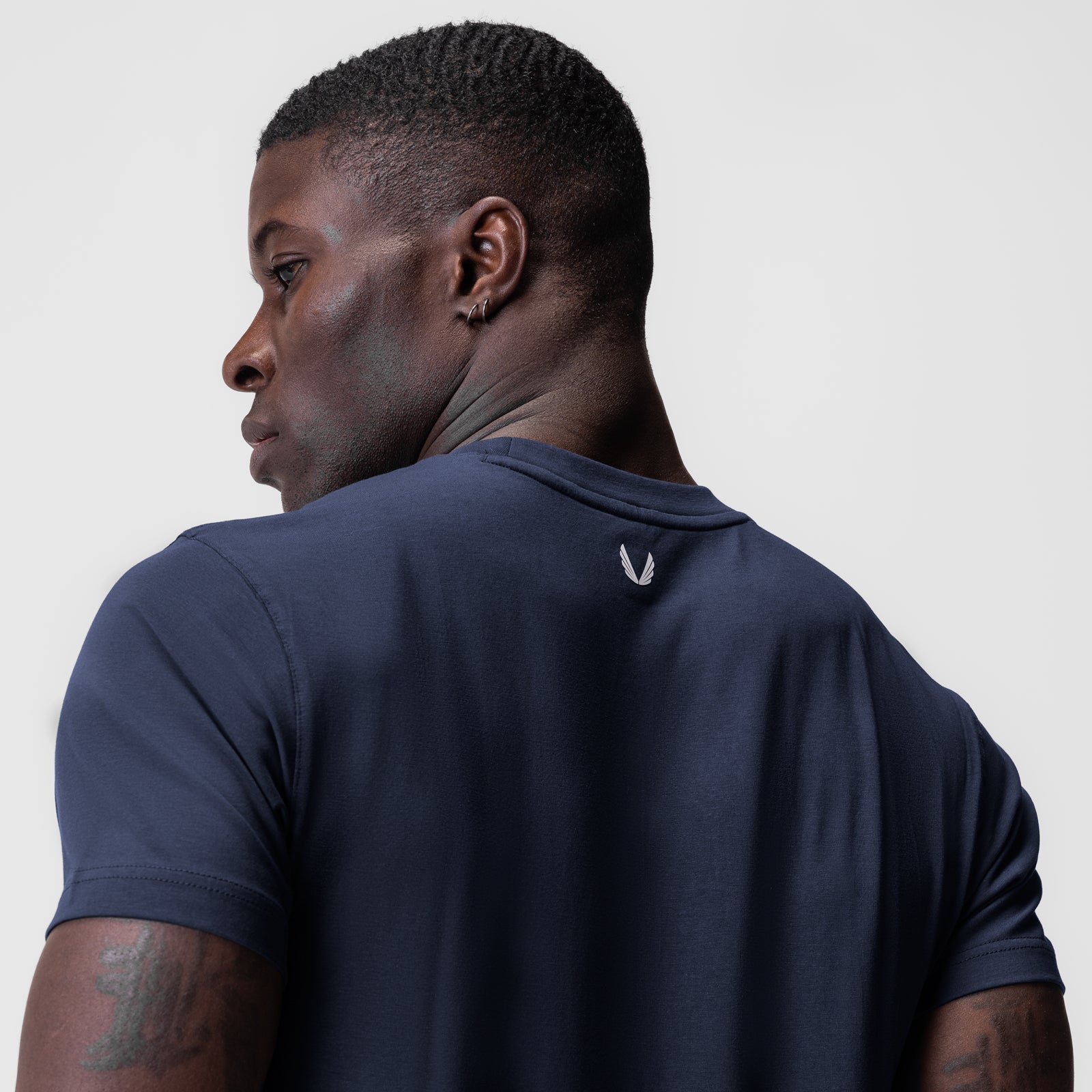 0923. Supima® Essential Tee Navy | ASRV on sale