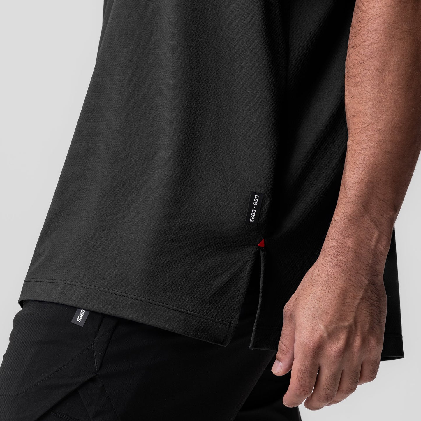 0822. AeroSilver® Oversized Tee Black "RP" | ASRV for sale