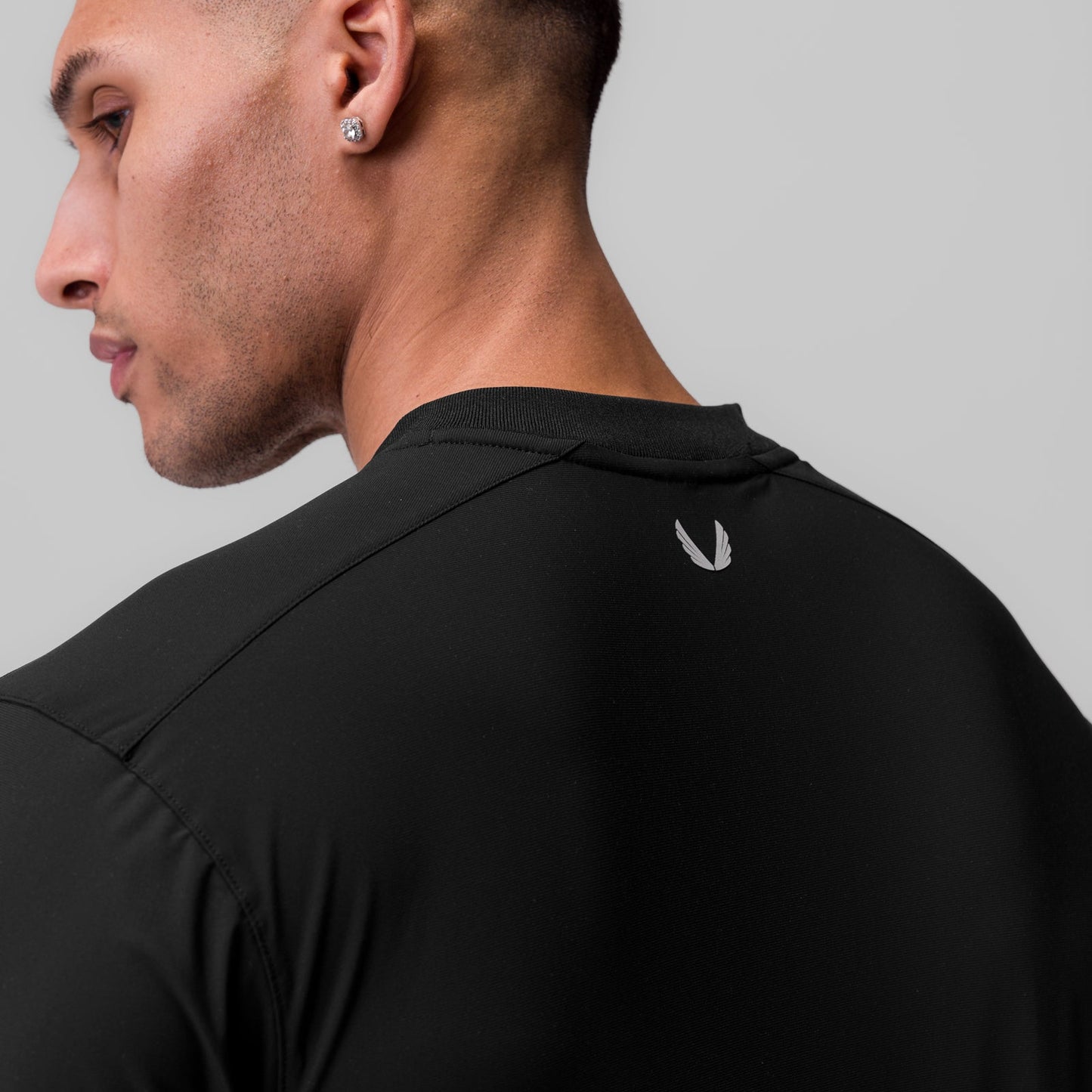 1087. Tetra-Lite® Ice Zip Tee Black | ASRV discount