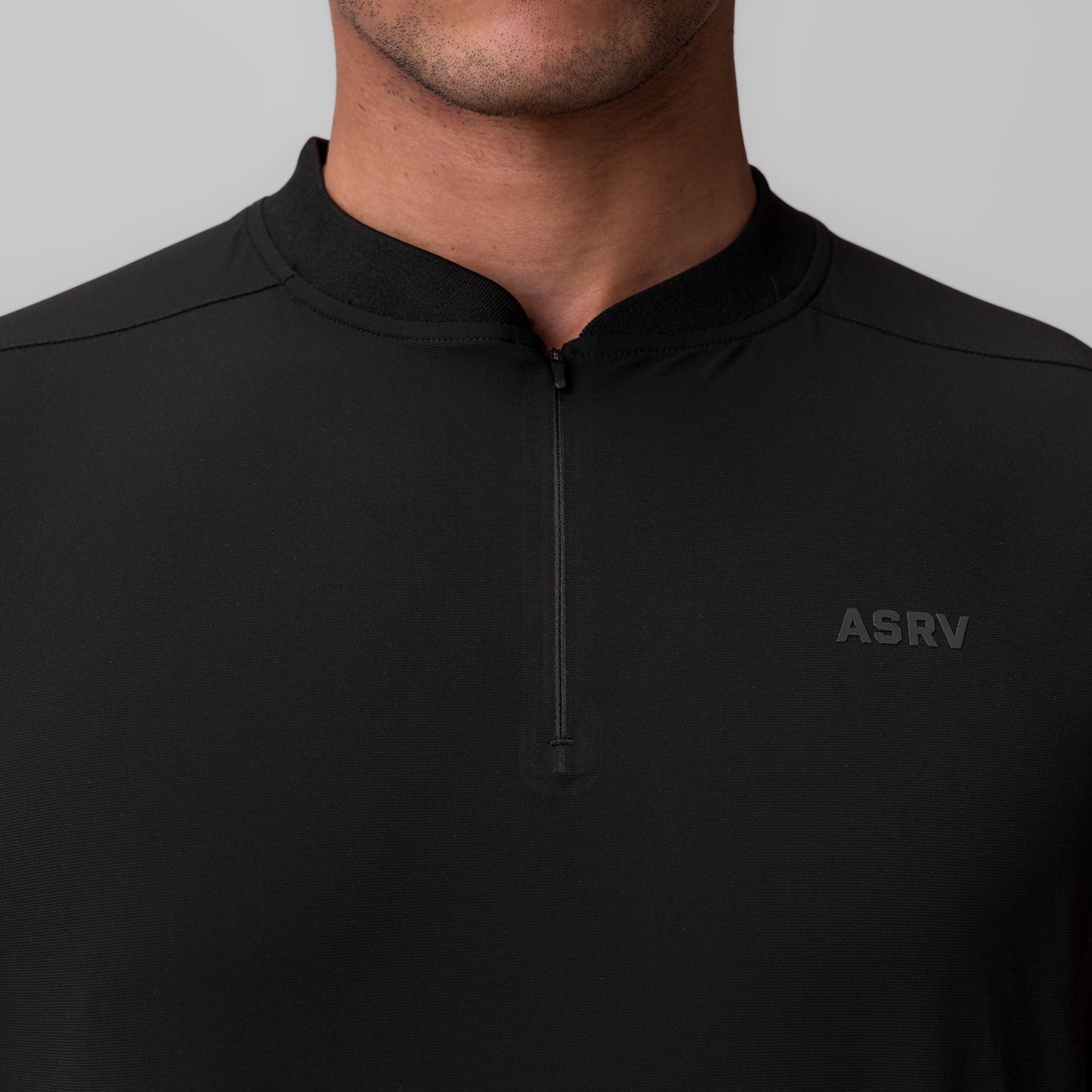 1087. Tetra-Lite® Ice Zip Tee Black | ASRV discount