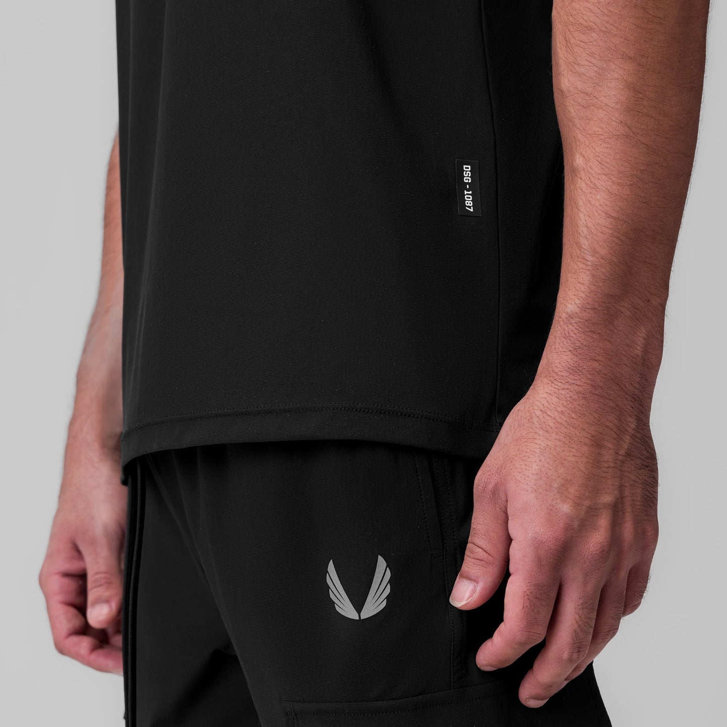 1087. Tetra-Lite® Ice Zip Tee Black | ASRV discount