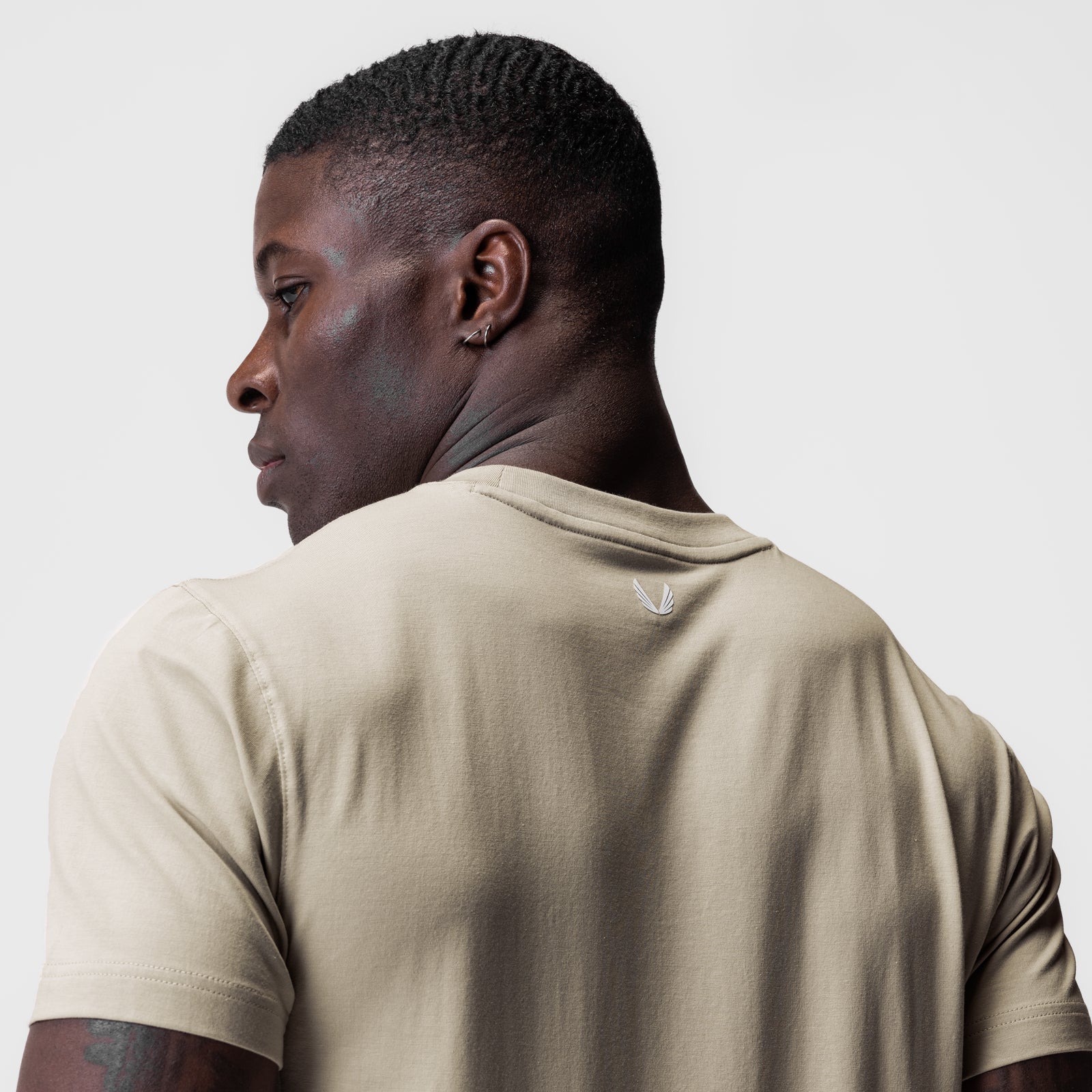 0923. Supima® Essential Tee Sand Smoke | ASRV Discount