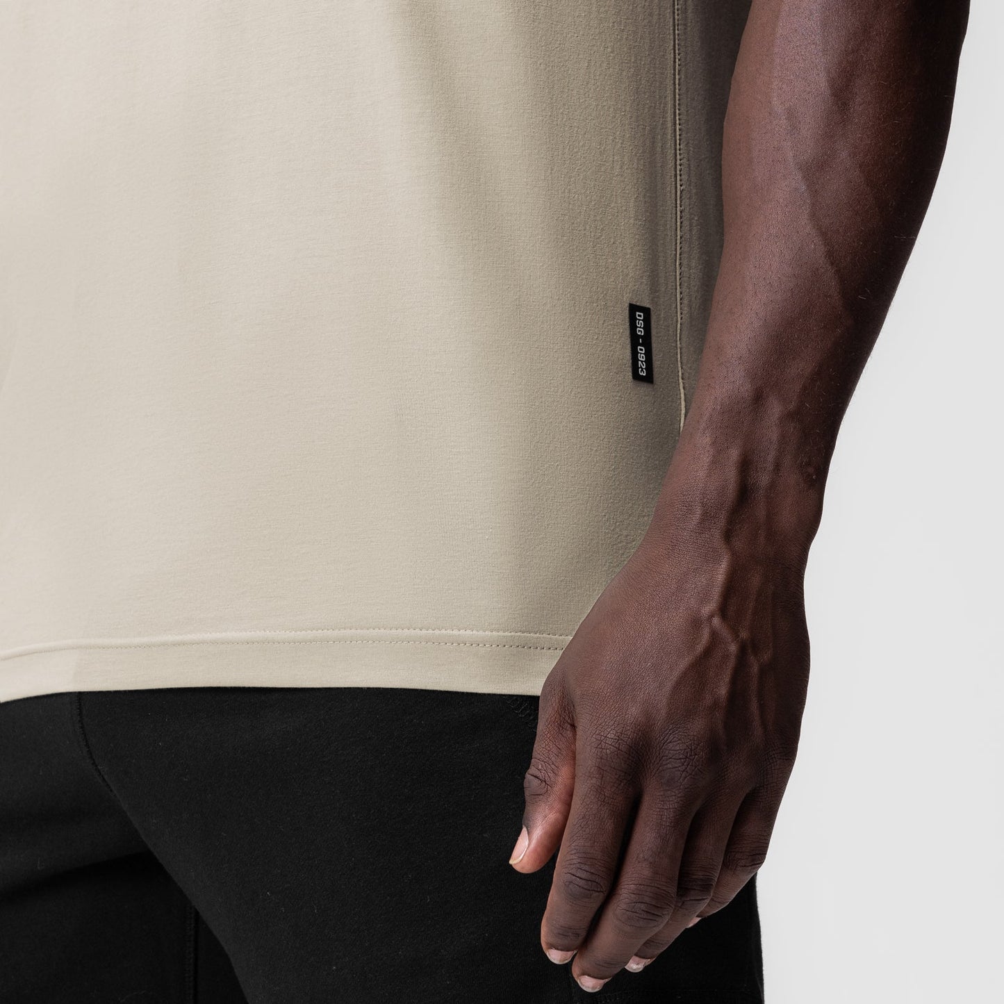 0923. Supima® Essential Tee Sand Smoke | ASRV Discount