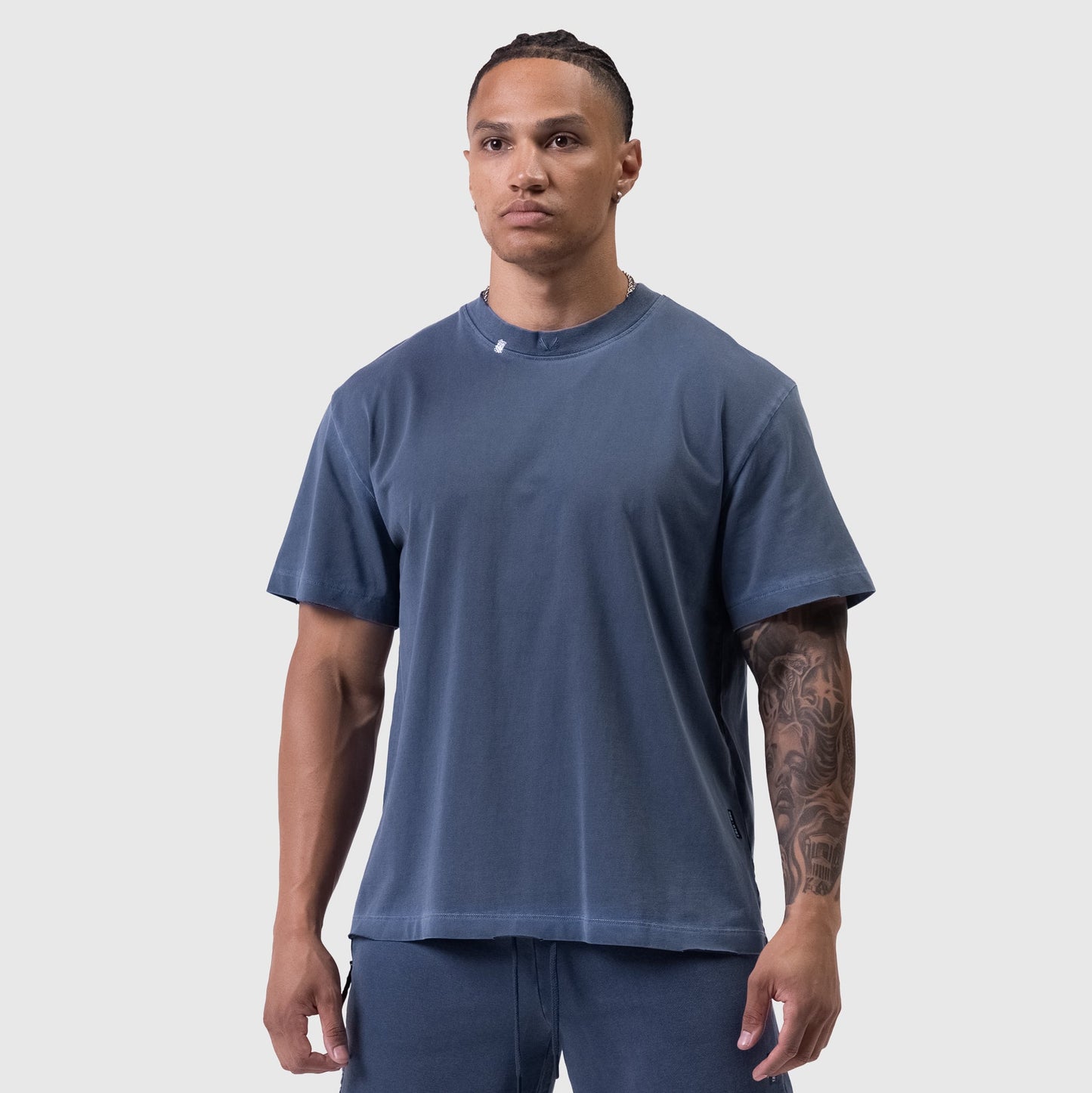 0797. Tech Essential™ Relaxed Tee Faded Navy | ASRV near me