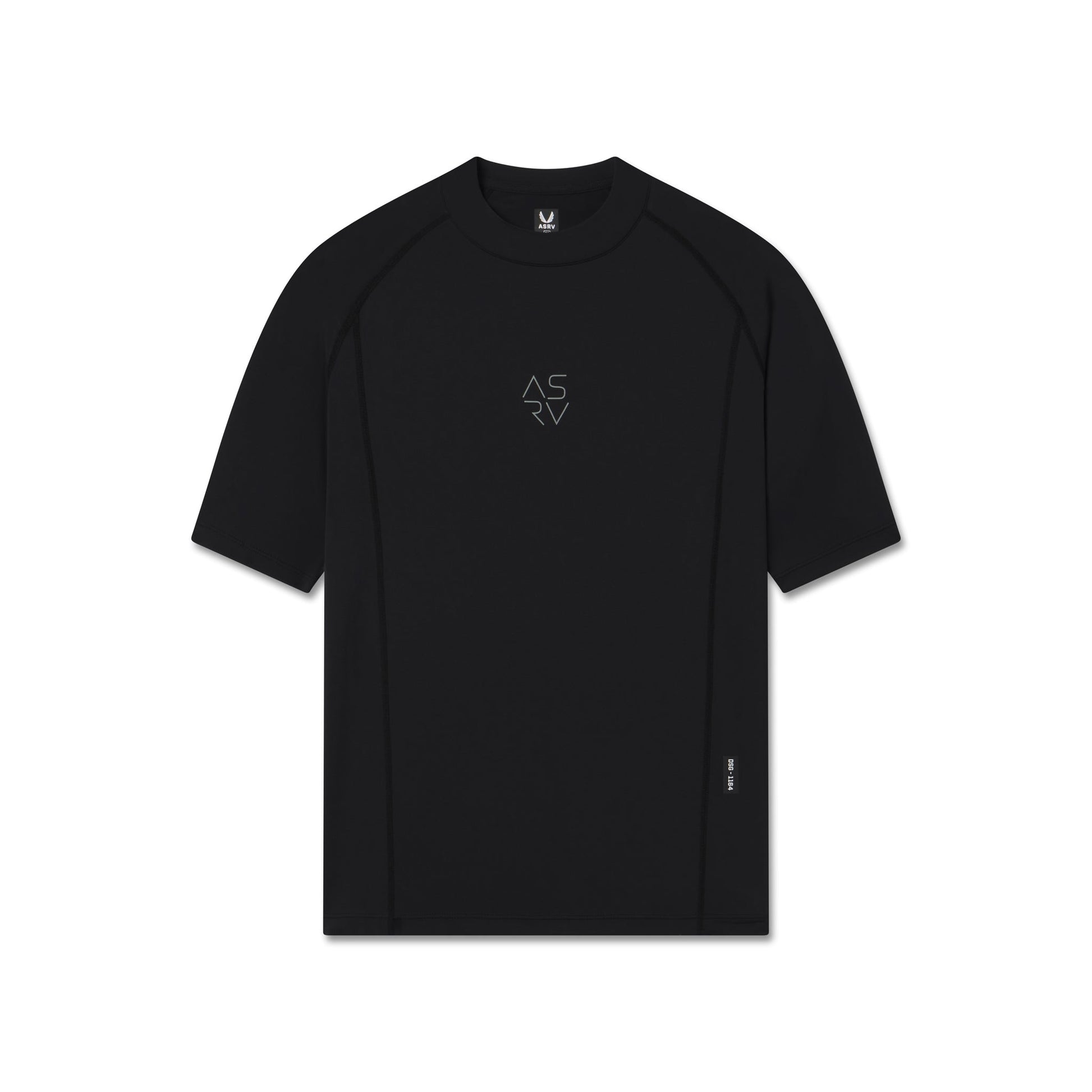 1164. LYCRA® ADAPTIV Baselayer Shortsleeve Black | ASRV US