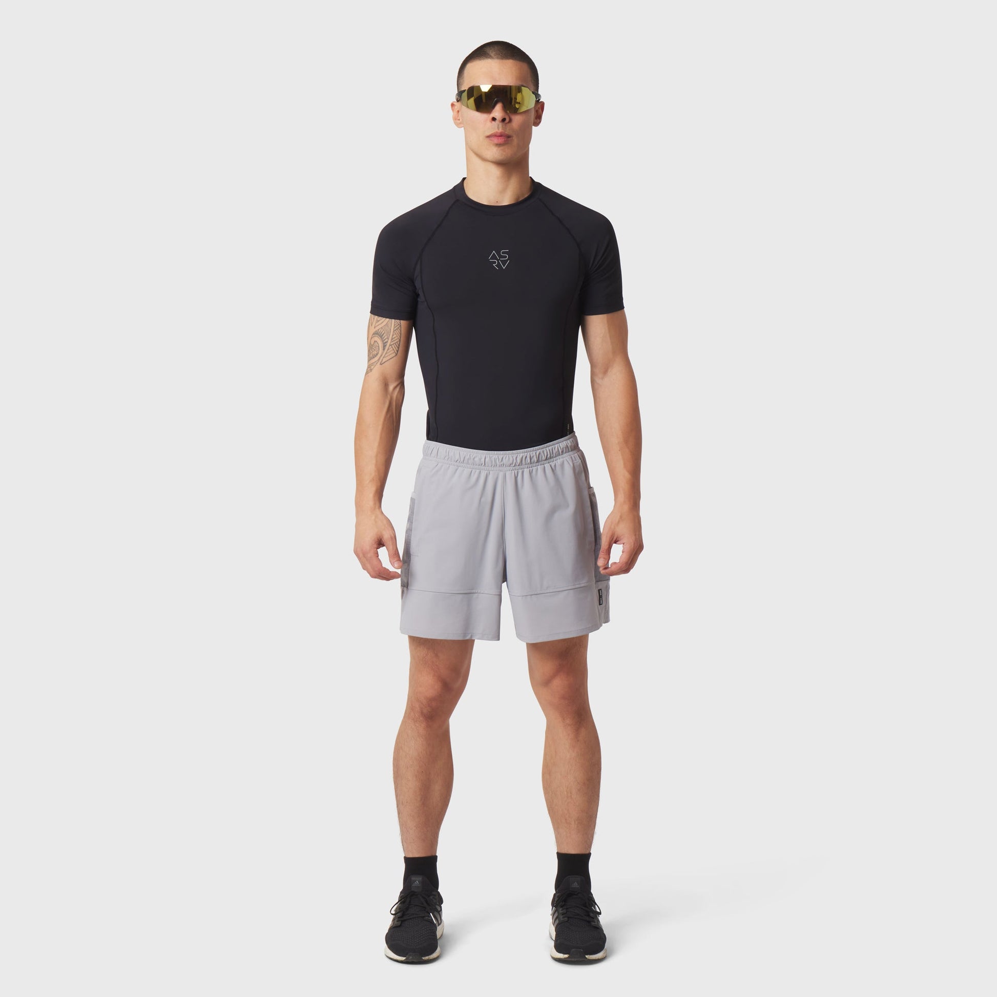 1164. LYCRA® ADAPTIV Baselayer Shortsleeve Black | ASRV US