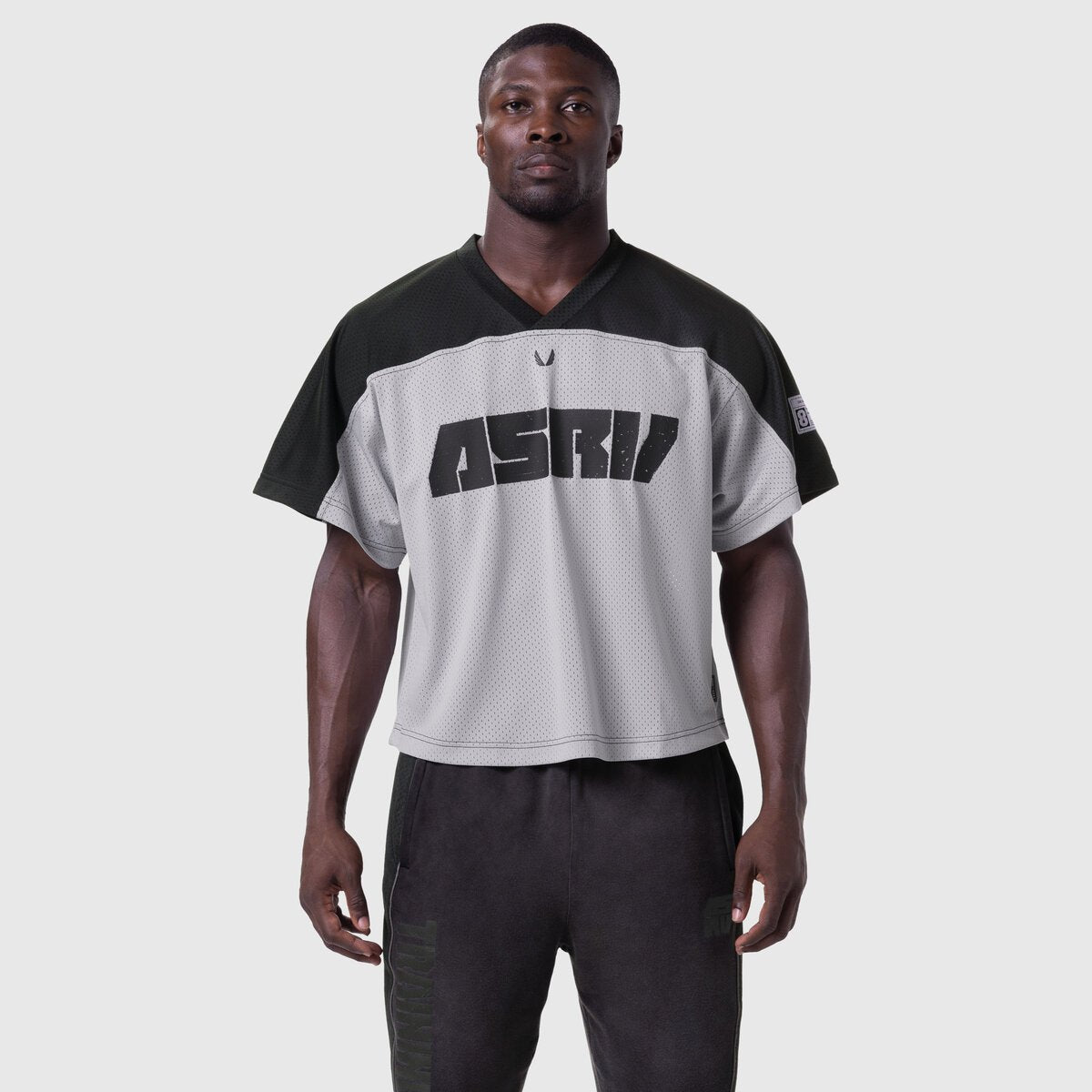 1111. Ion-Mesh™ Crop Jersey Slate Grey | ASRV on sale