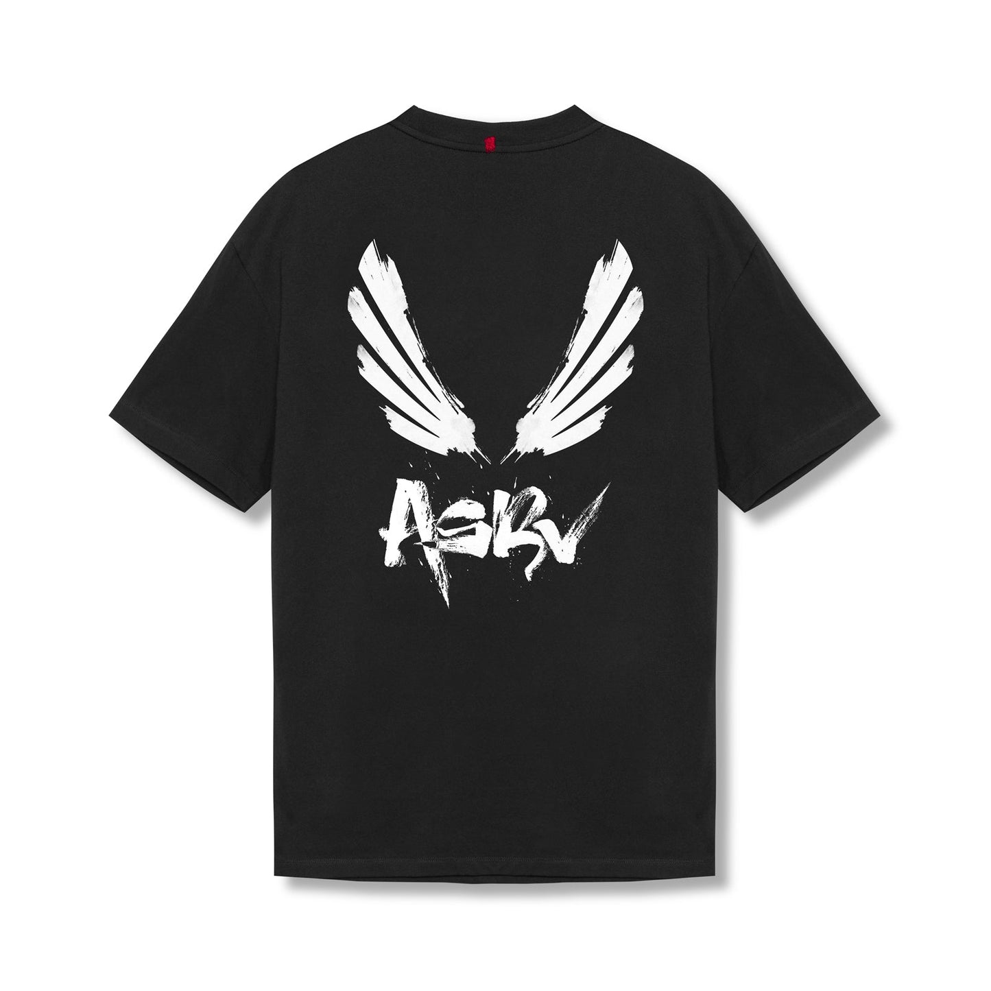 0797. Tech Essential™ Relaxed Tee Black "Brush Wings/ASRV" | ASRV for sale