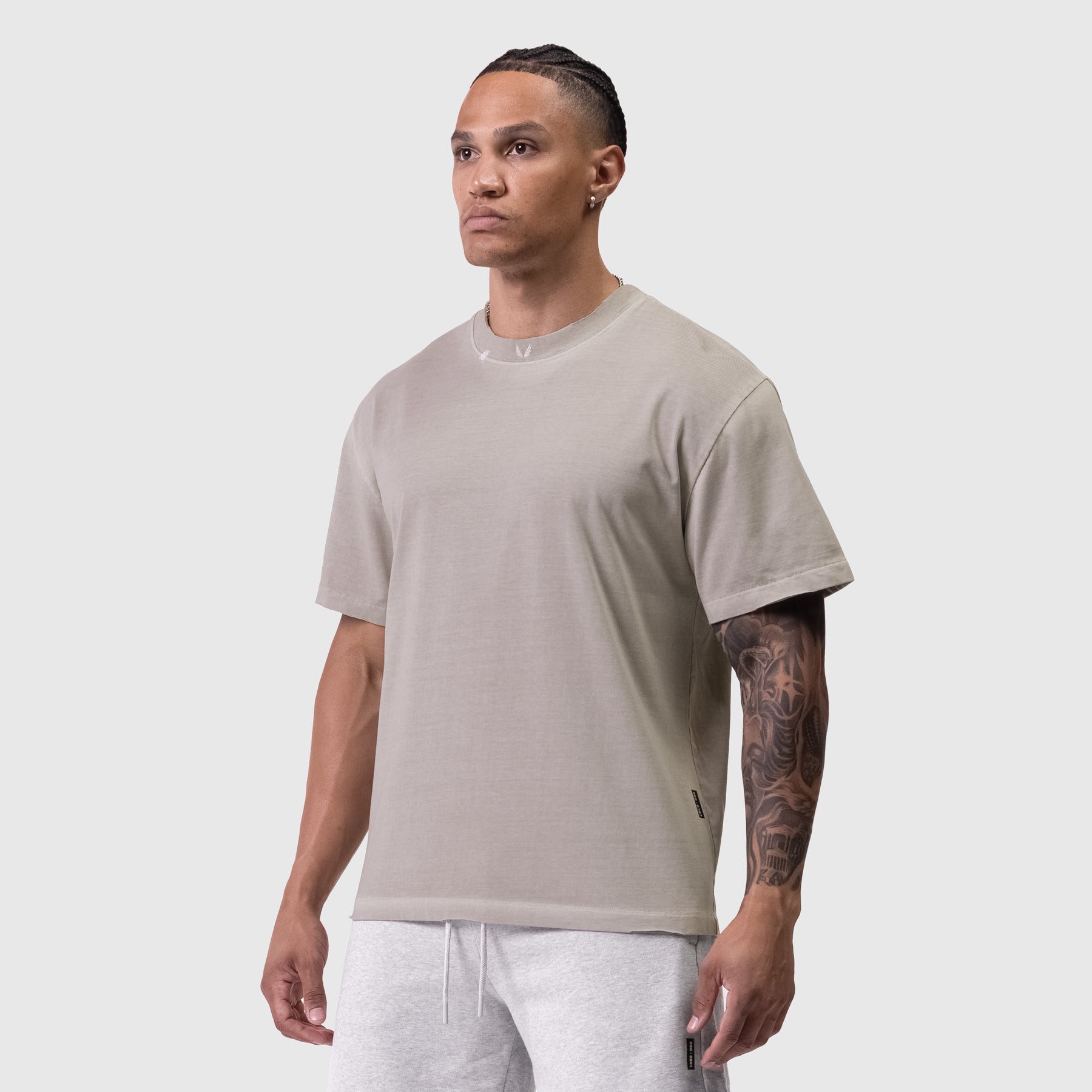 0797. Tech Essential™ Relaxed Tee Faded Chai | ASRV Online