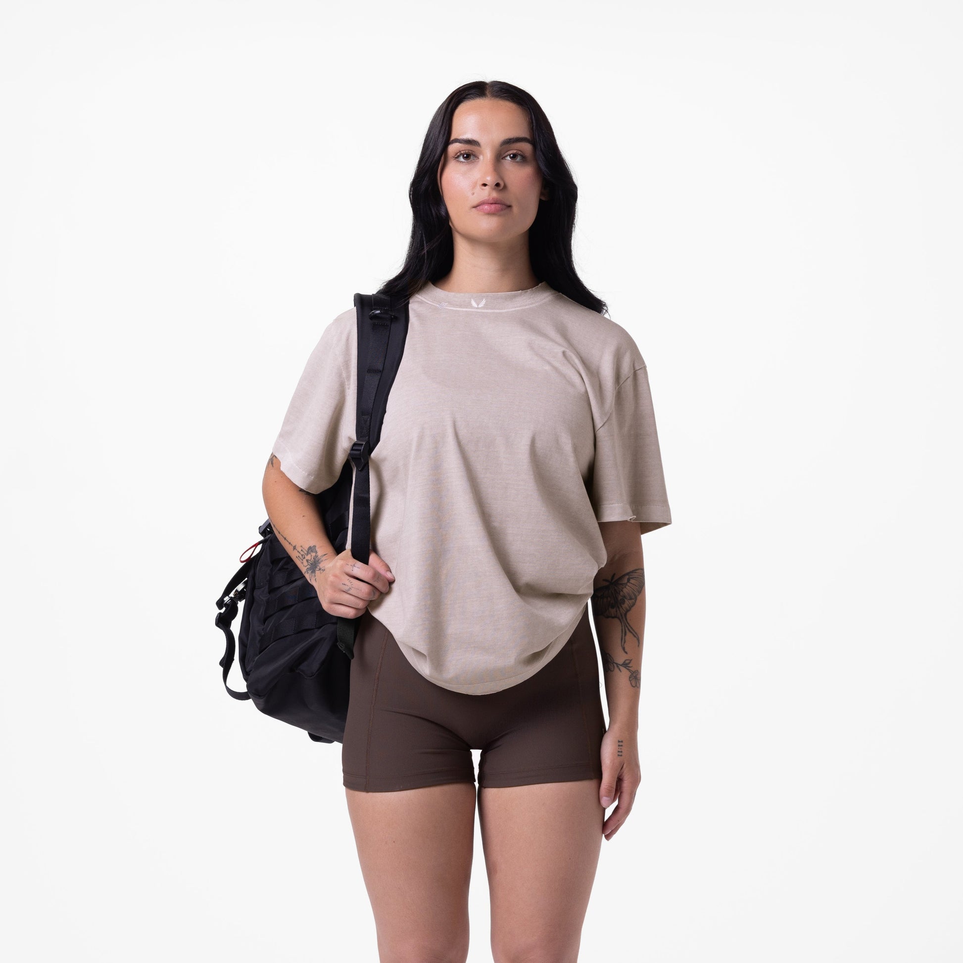 0797. Tech Essential™ Relaxed Tee Faded Chai | ASRV Online
