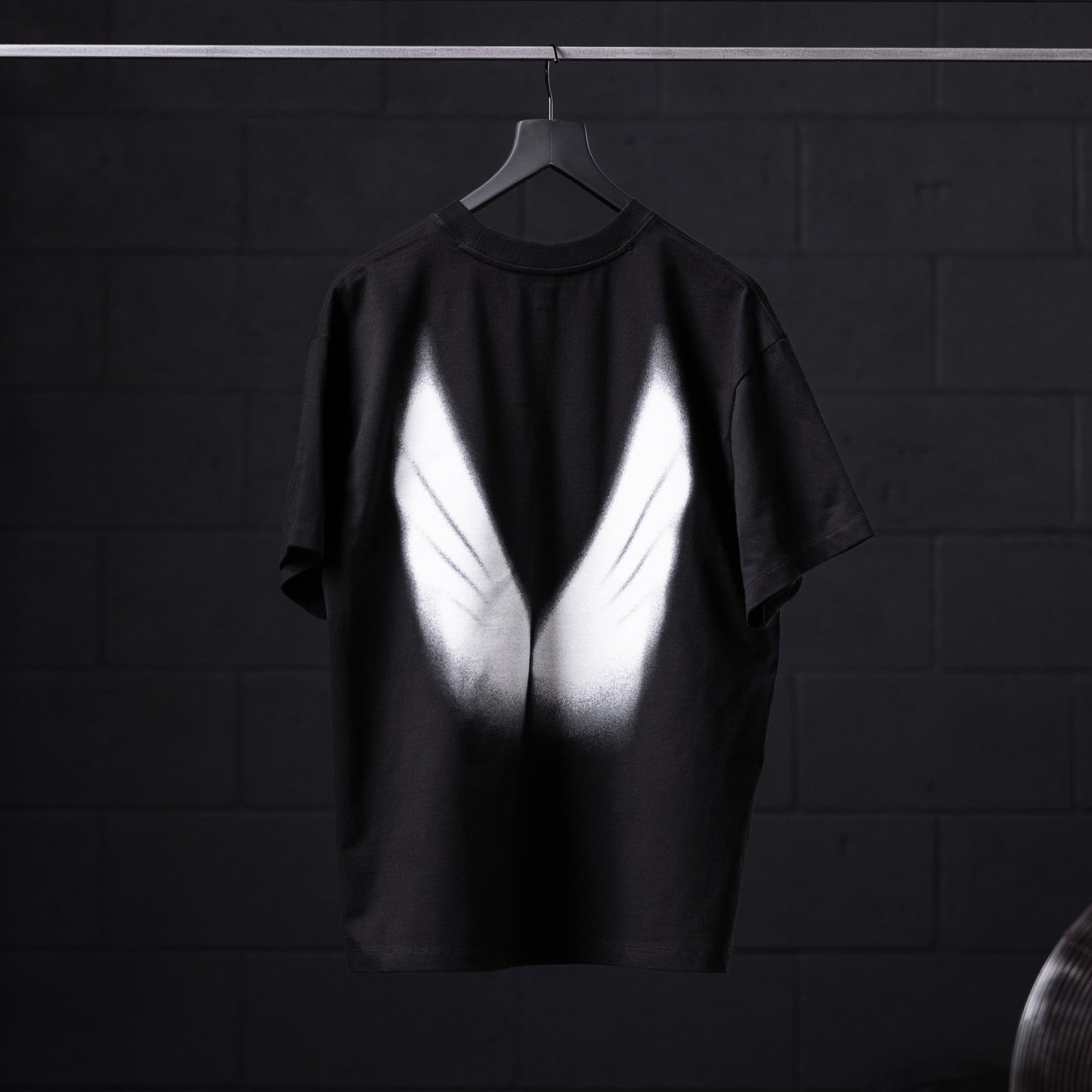 0797. Tech Essential™ Relaxed Tee Black "Signal Lost" | ASRV on sale