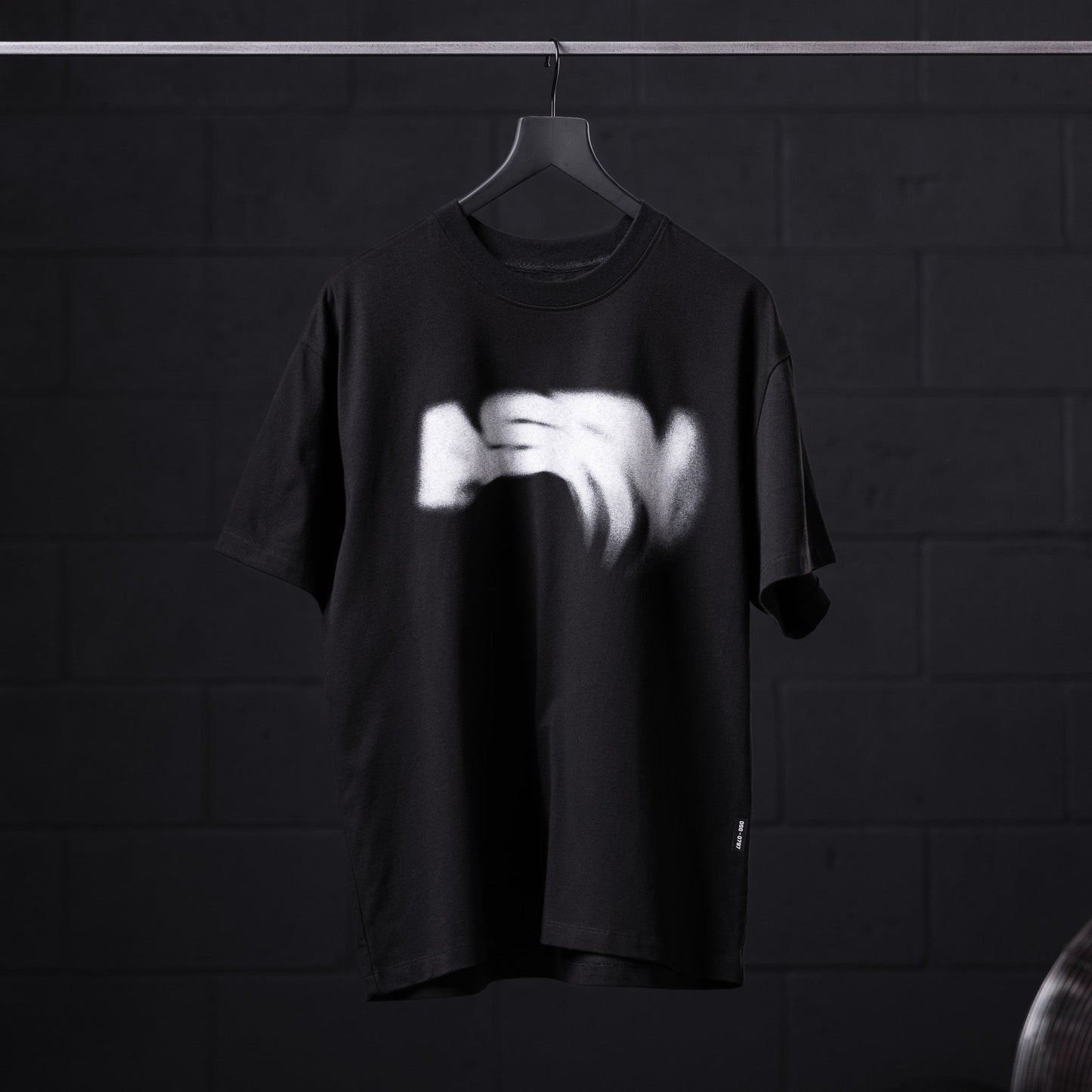 0797. Tech Essential™ Relaxed Tee Black "Signal Lost" | ASRV on sale