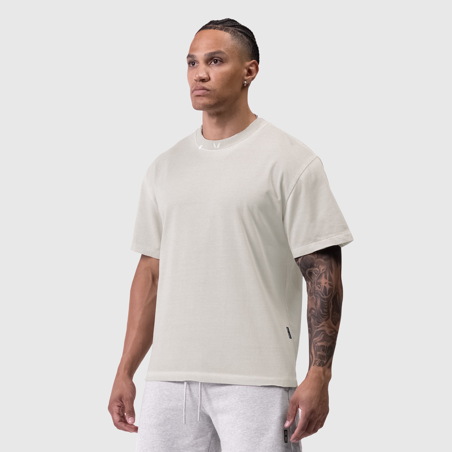 0797. Tech Essential™ Relaxed Tee Faded Stone | ASRV for sale