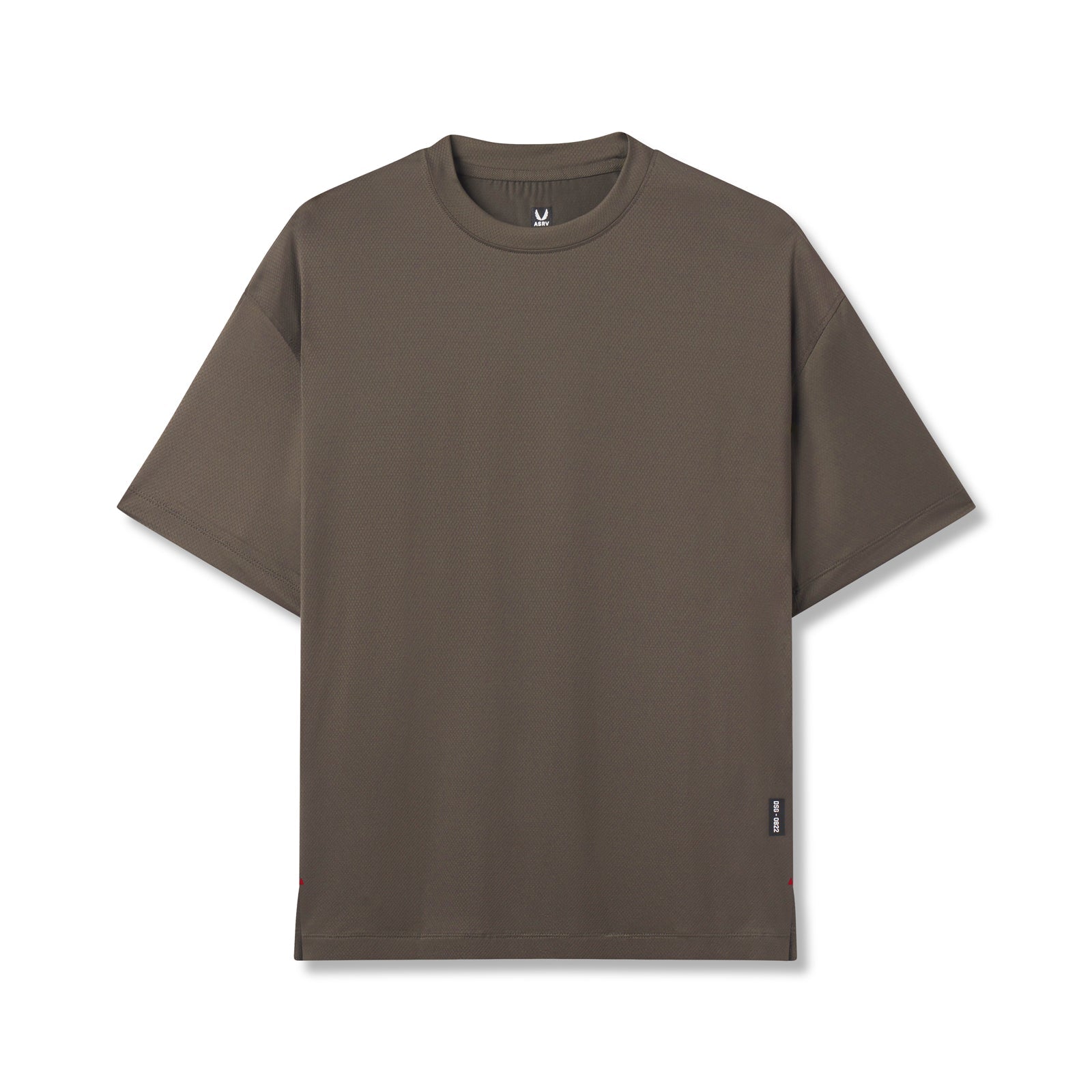 0822. AeroSilver® Oversized Tee Deep Taupe | ASRV discount