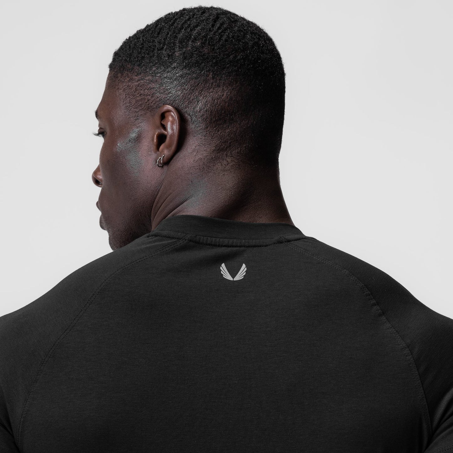 0919. Supima® Fitted Tee Black | ASRV Discount