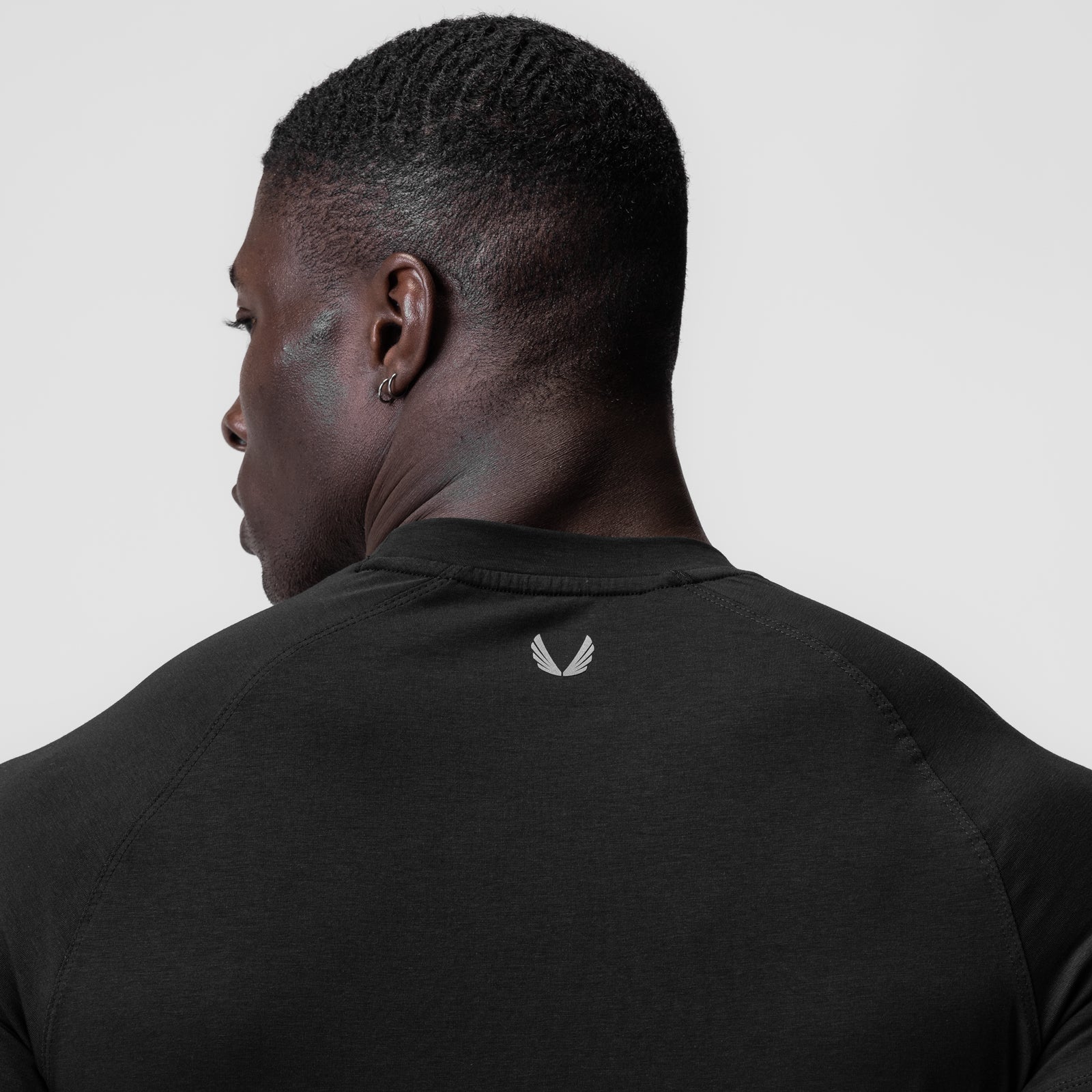 0919. Supima® Fitted Tee Black | ASRV Discount
