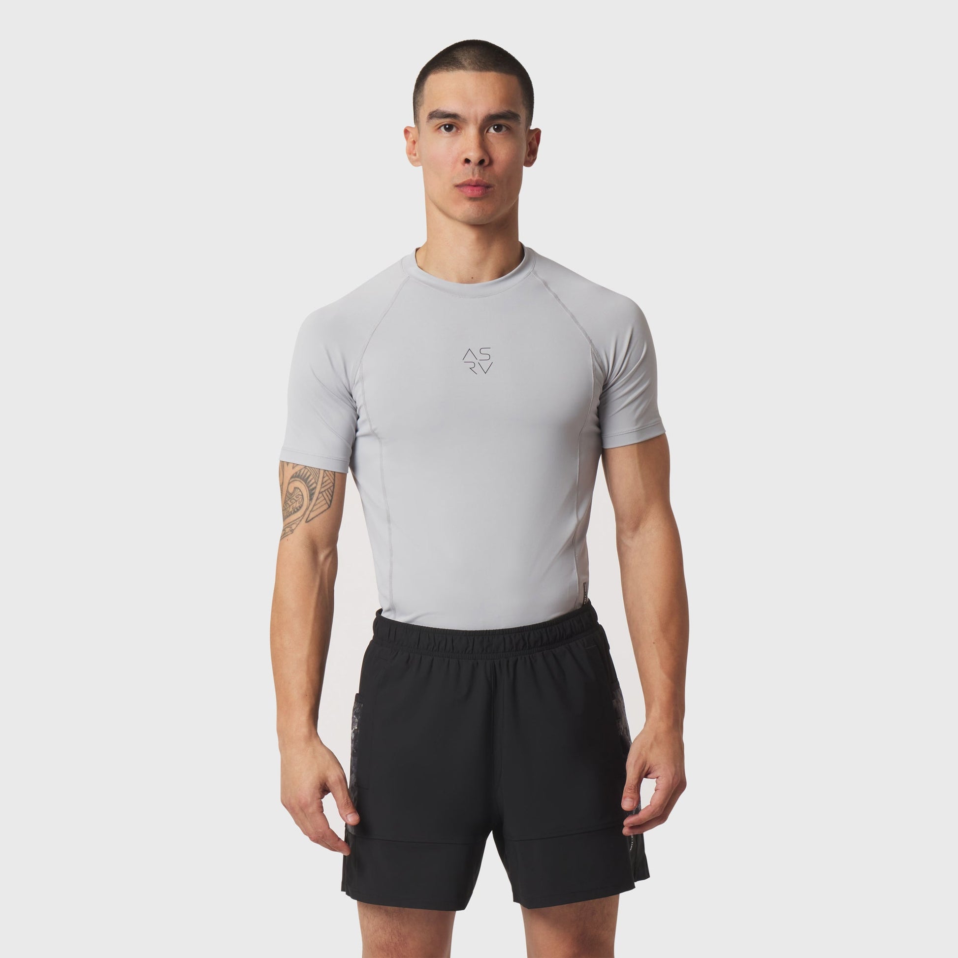 1164. LYCRA® ADAPTIV Baselayer Shortsleeve Slate Grey | ASRV near me