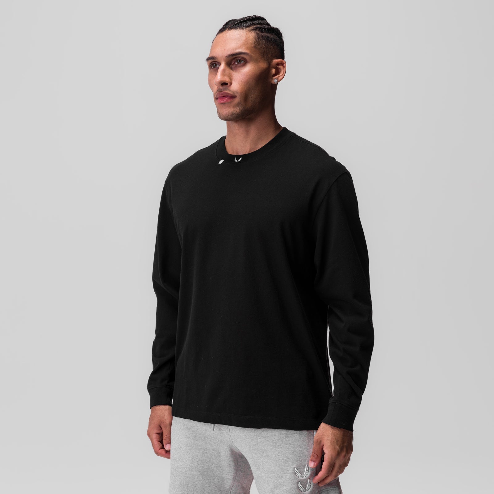 0851. Tech Essential™ Relaxed Long Sleeve Black | ASRV on sale
