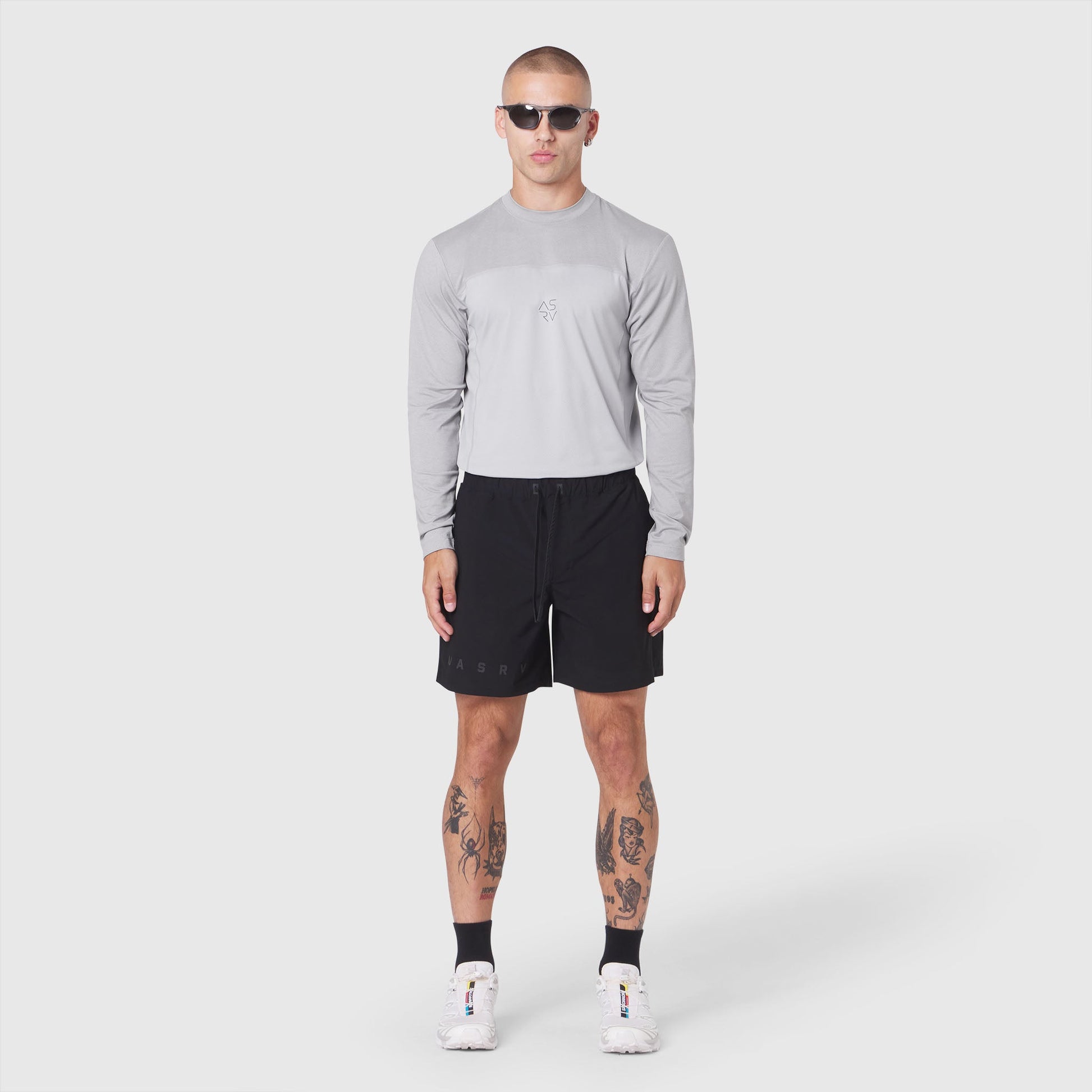 1190. AEROSILVER® UPF50+ Run Long Sleeve Slate Grey | ASRV for sale