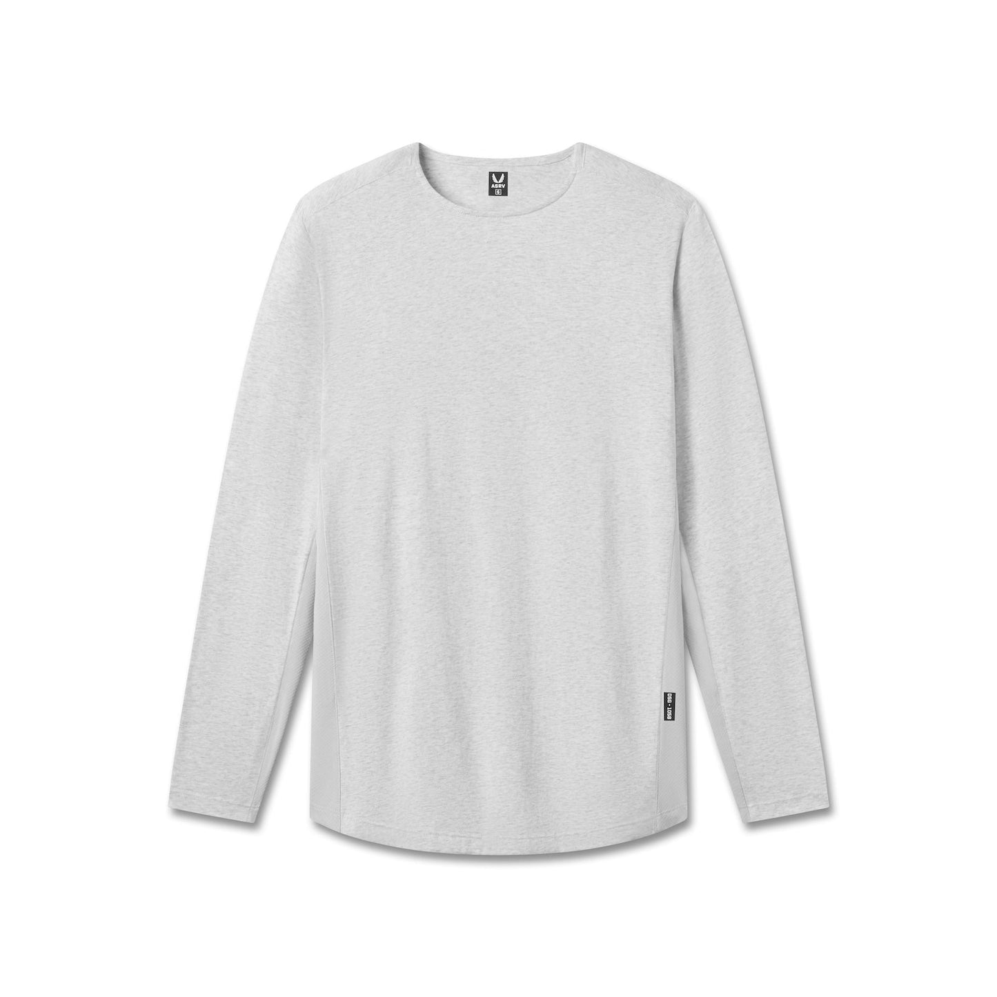 1058. Creora® Cotton Modal Long Sleeve Heather Grey | ASRV Online