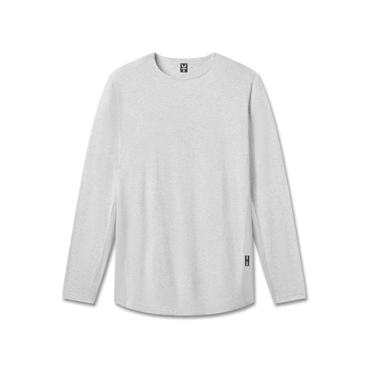 1058. Creora® Cotton Modal Long Sleeve Heather Grey | ASRV Online