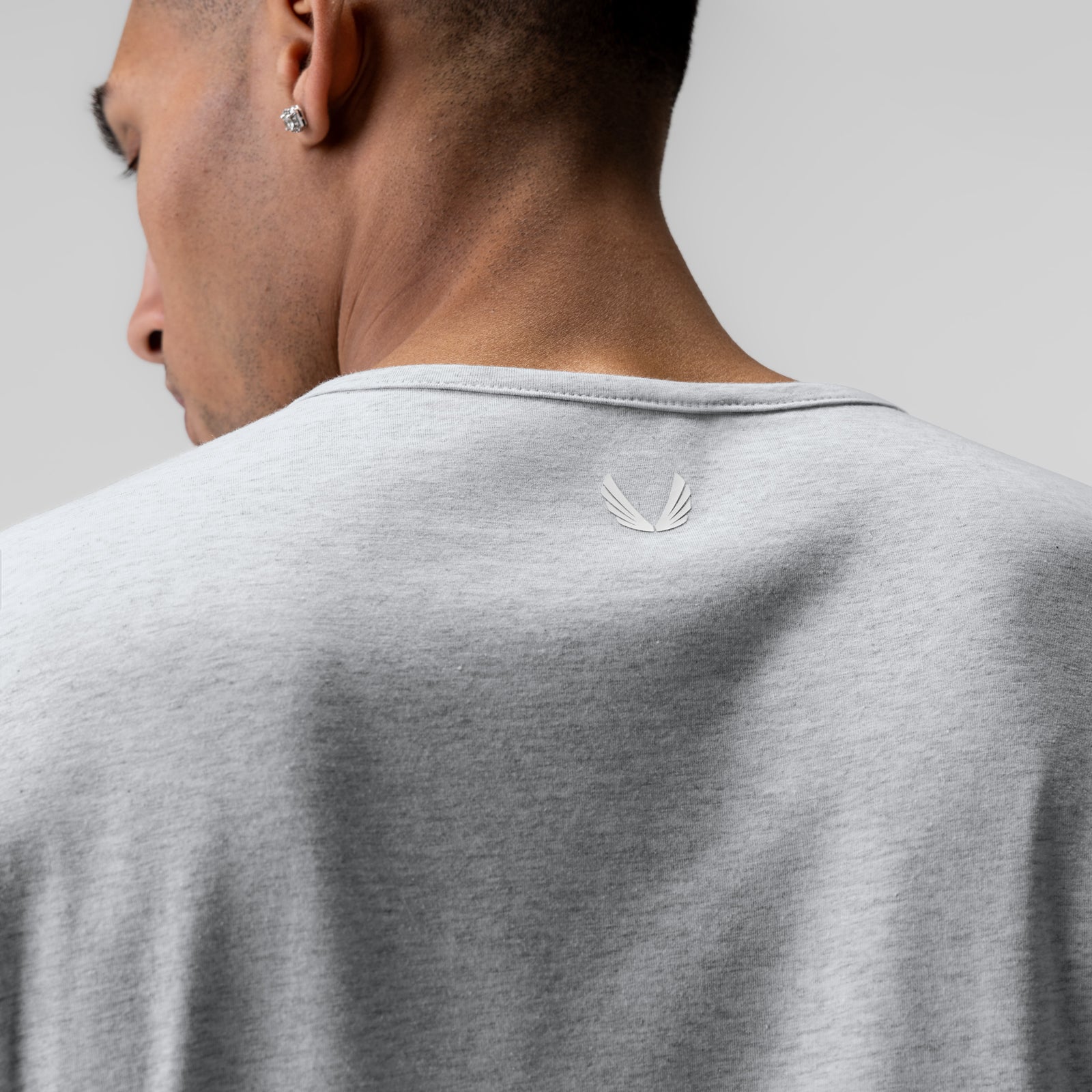 1058. Creora® Cotton Modal Long Sleeve Heather Grey | ASRV Online