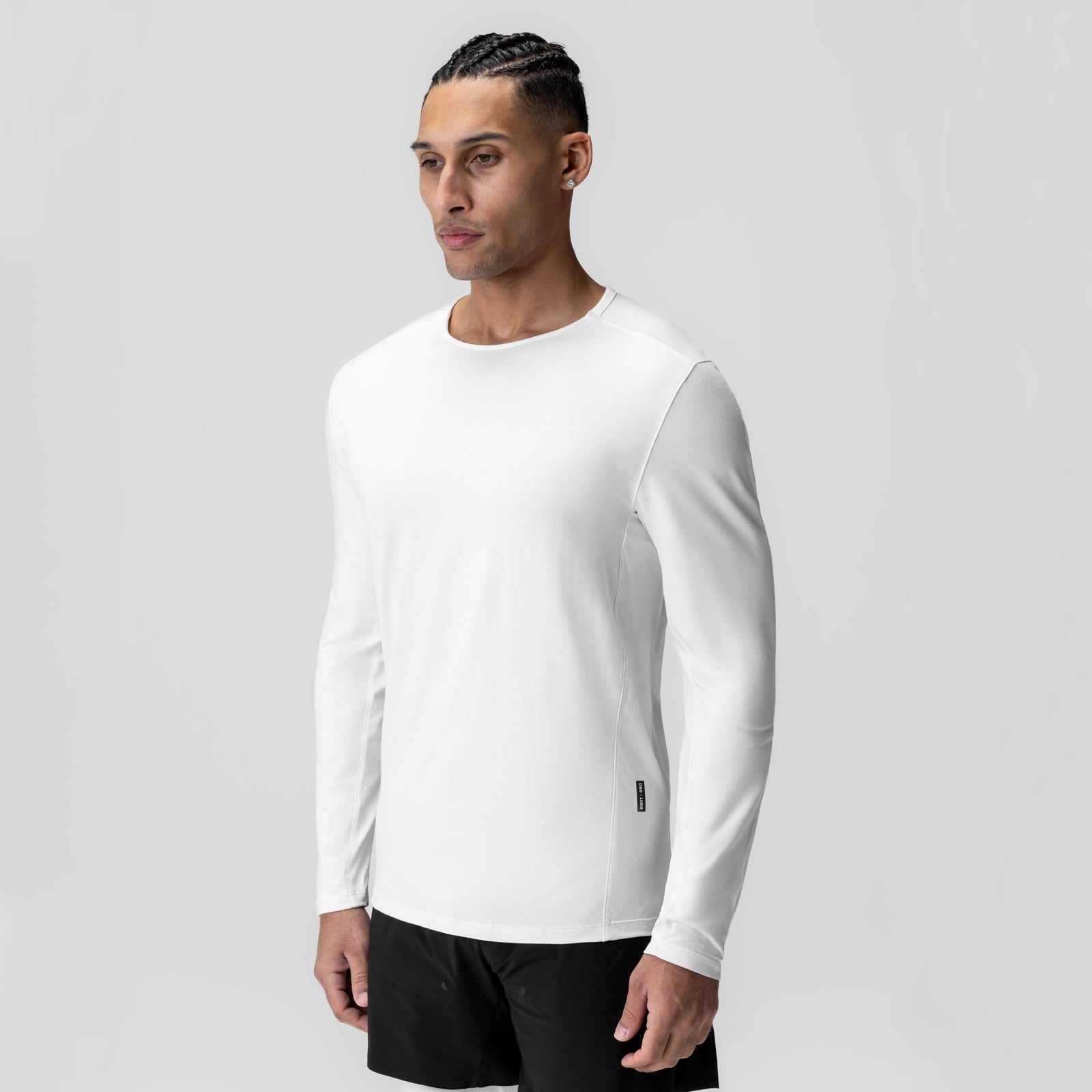 1058. Creora® Cotton Modal Long Sleeve White | ASRV US