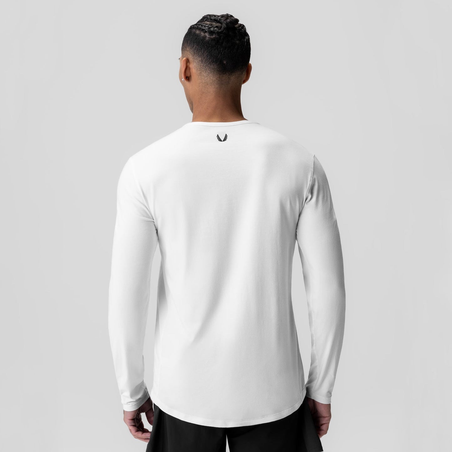 1058. Creora® Cotton Modal Long Sleeve White | ASRV US