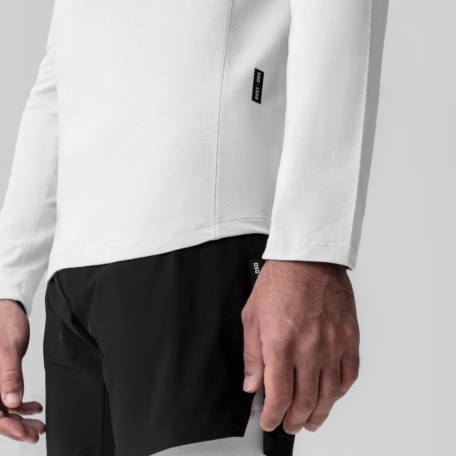 1058. Creora® Cotton Modal Long Sleeve White | ASRV US