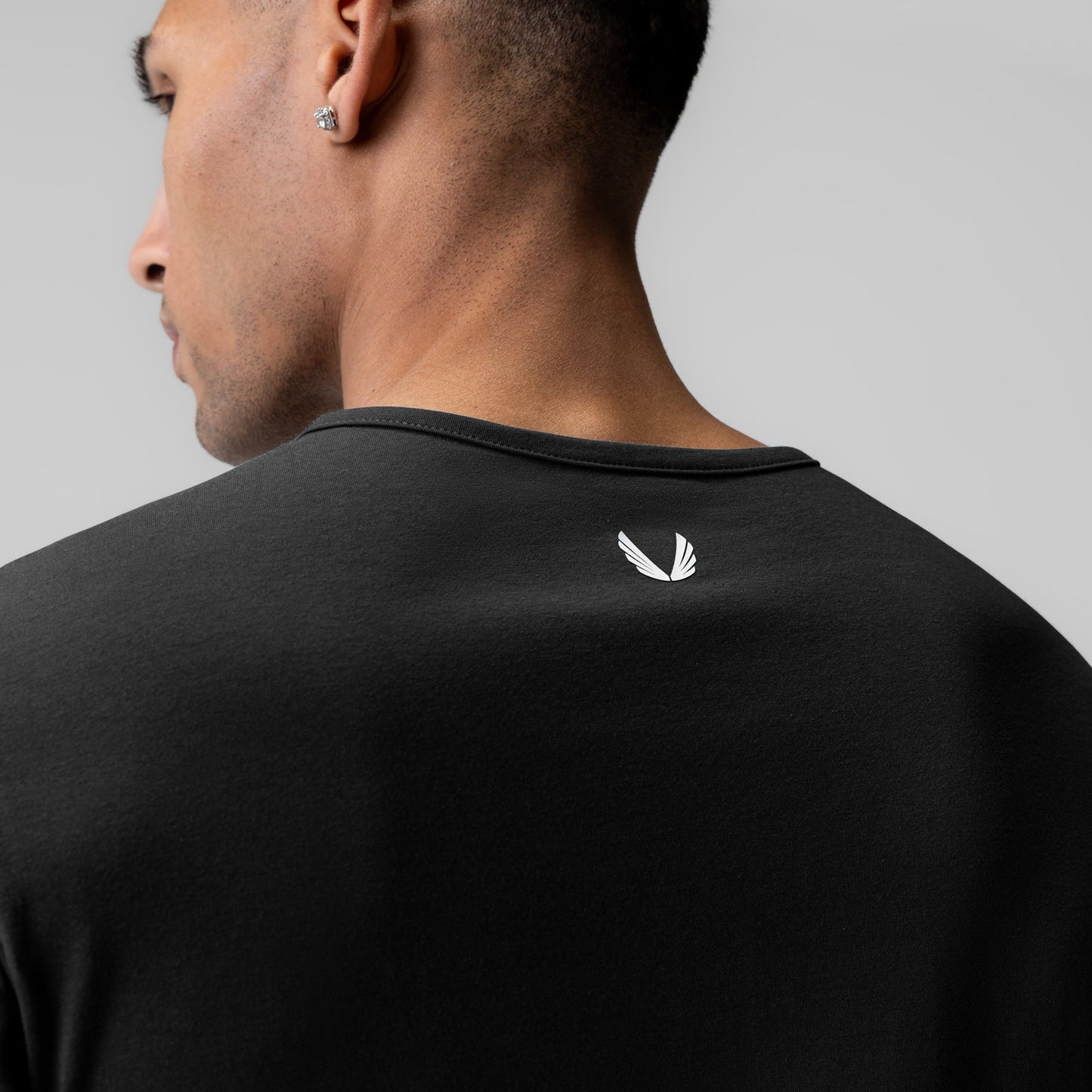 1058. Creora® Cotton Modal Long Sleeve Black | ASRV sale