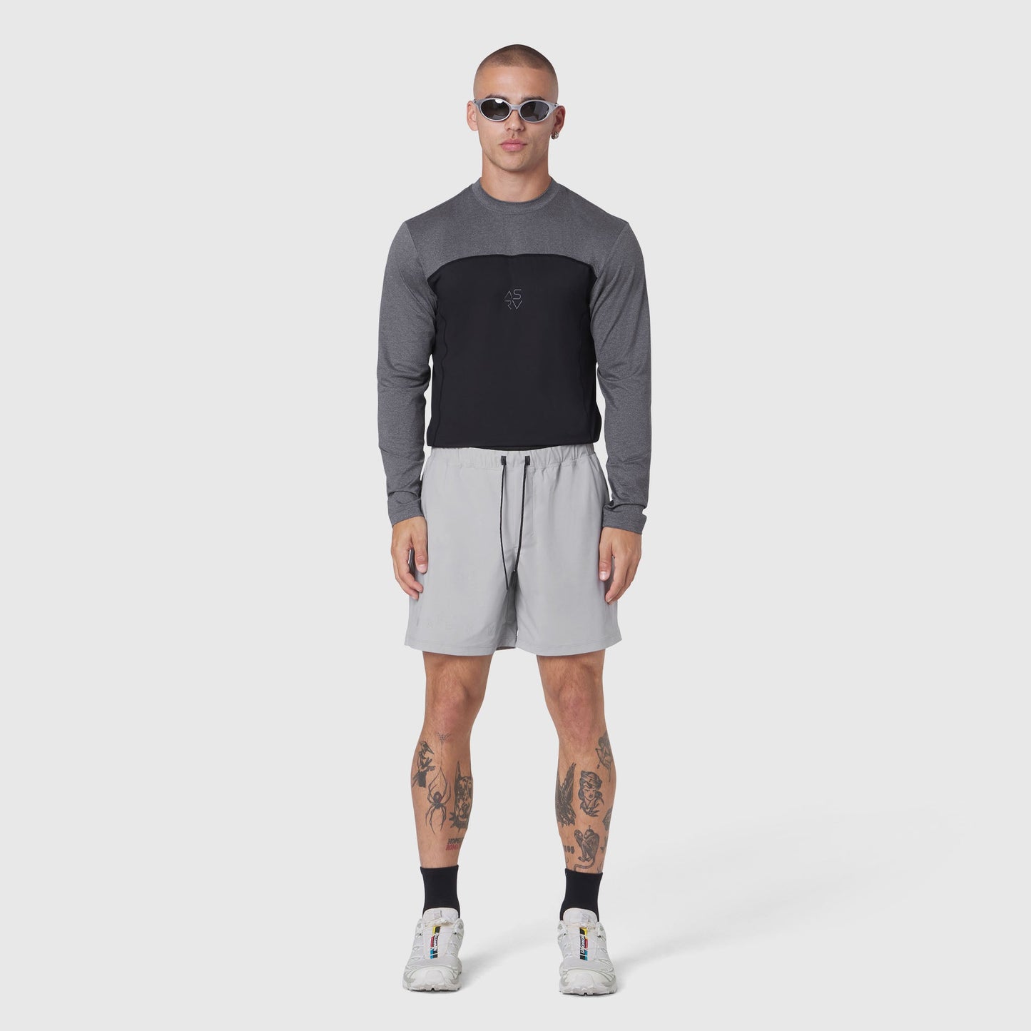 1190. AEROSILVER® UPF50+ Run Long Sleeve Black | ASRV for sale