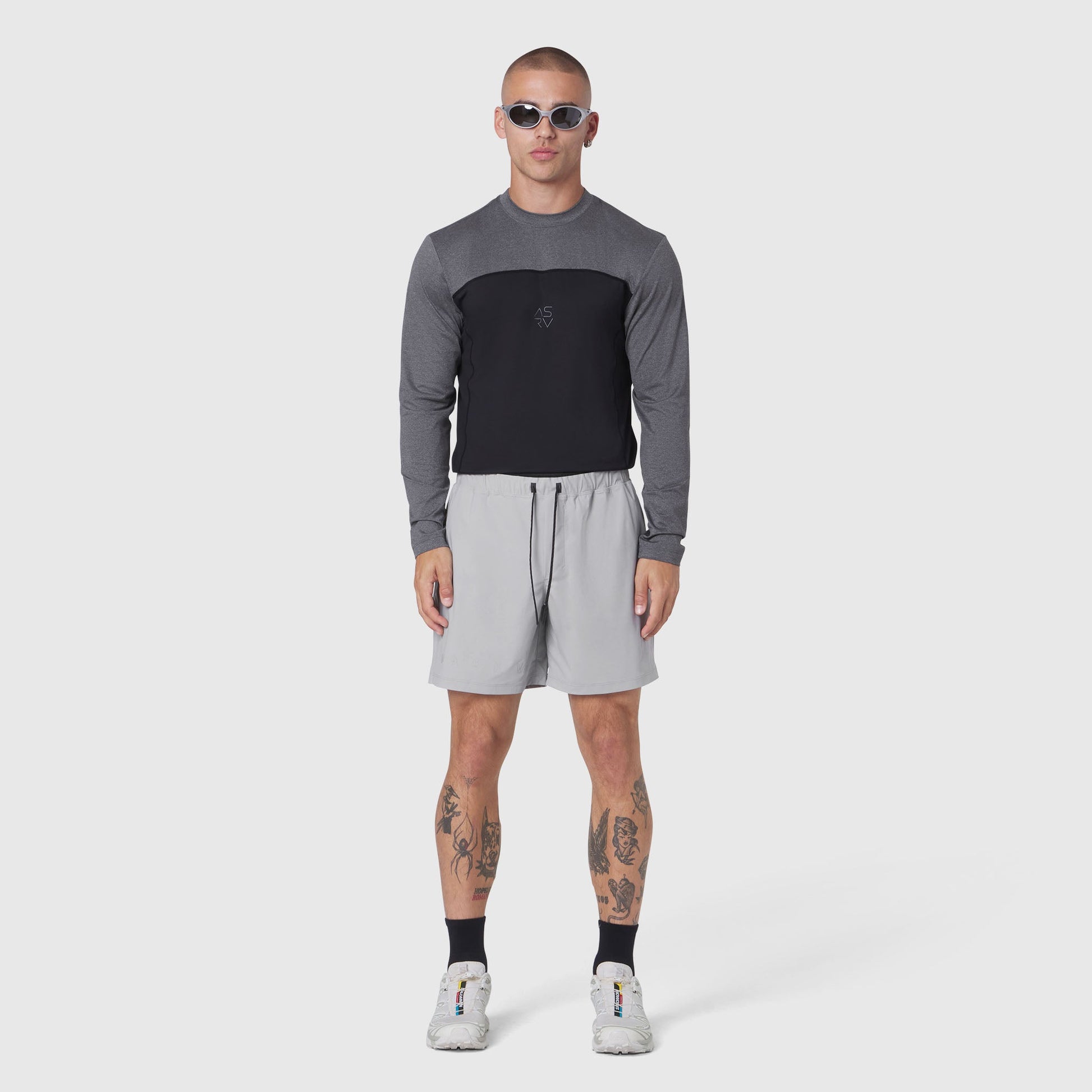 1190. AEROSILVER® UPF50+ Run Long Sleeve Black | ASRV for sale