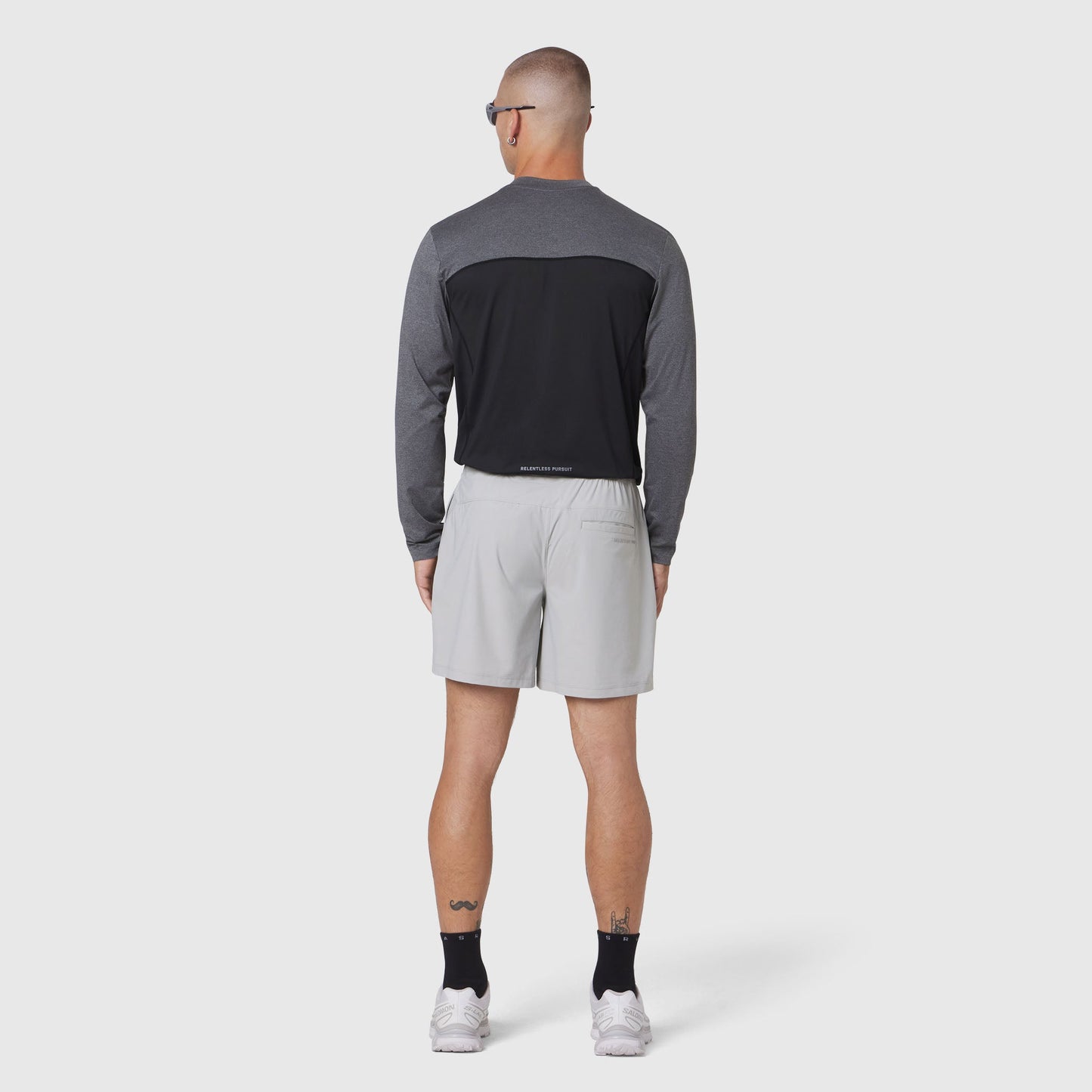 1190. AEROSILVER® UPF50+ Run Long Sleeve Black | ASRV for sale