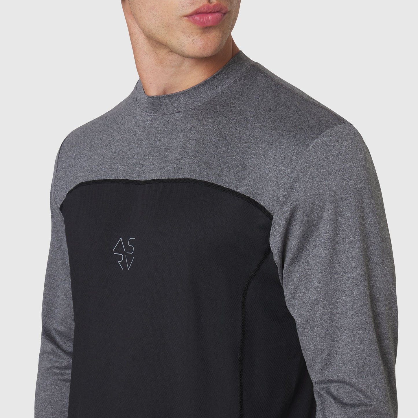 1190. AEROSILVER® UPF50+ Run Long Sleeve Black | ASRV for sale