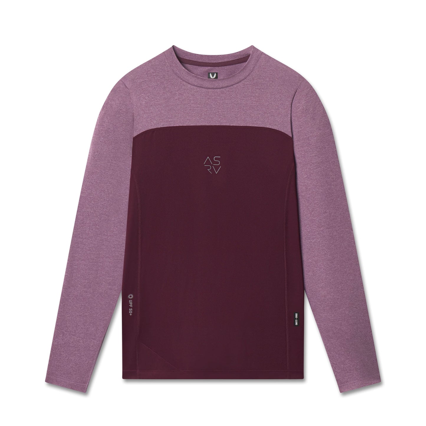 1190. AEROSILVER® UPF50+ Run Long Sleeve Merlot | ASRV discount