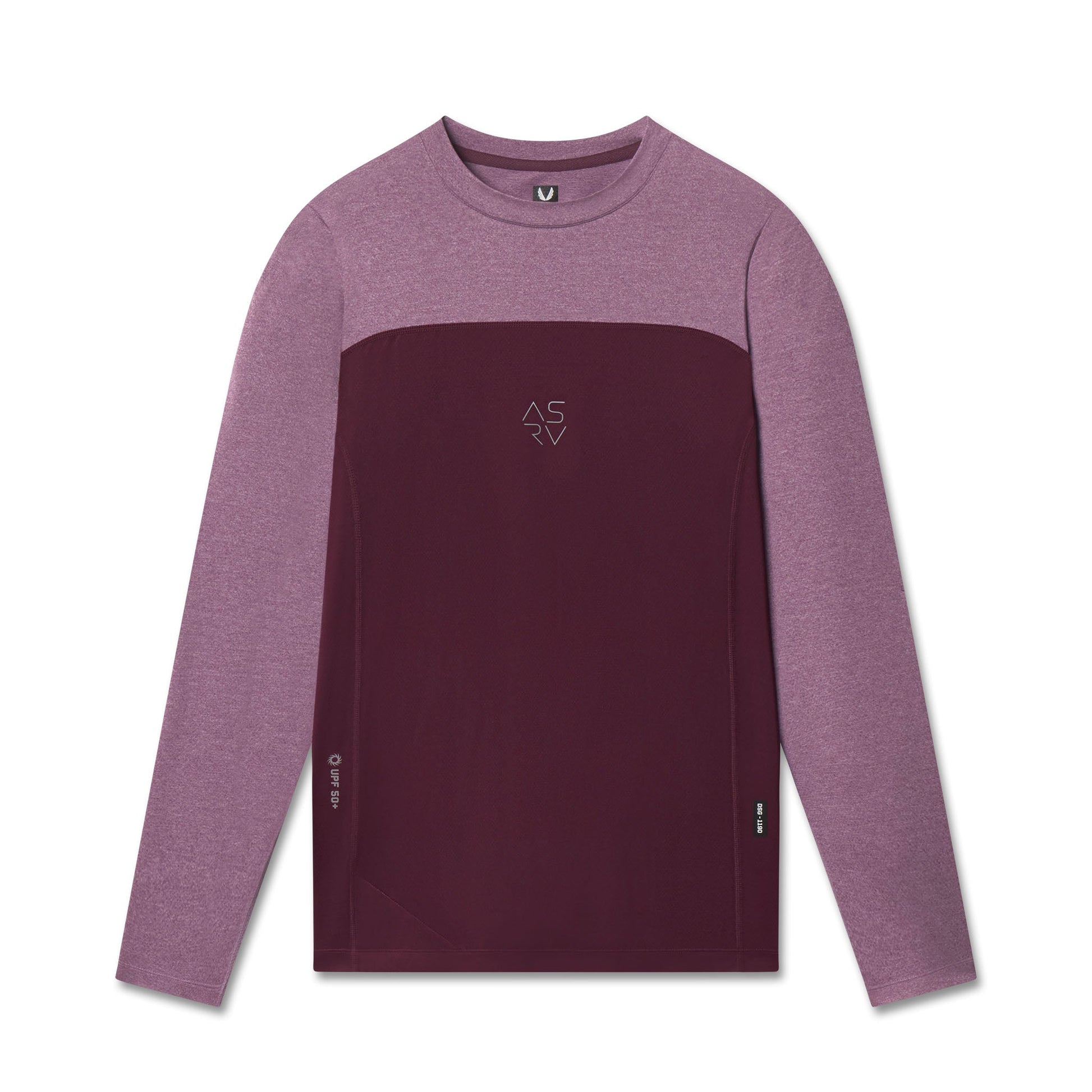 1190. AEROSILVER® UPF50+ Run Long Sleeve Merlot | ASRV discount