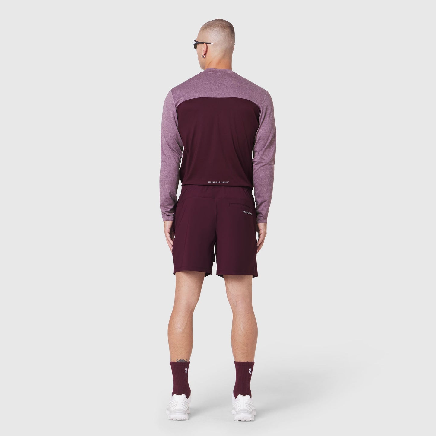1190. AEROSILVER® UPF50+ Run Long Sleeve Merlot | ASRV discount