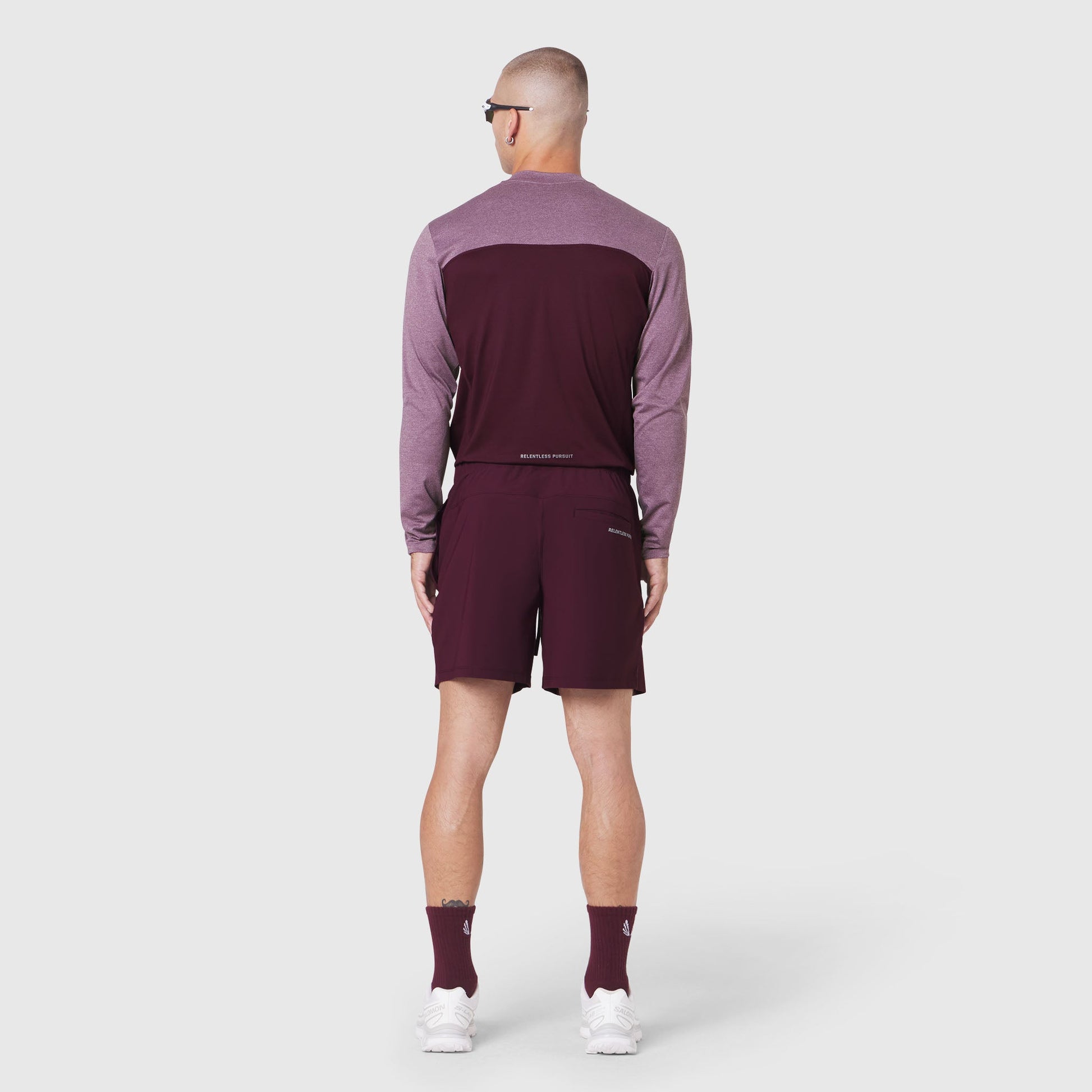 1190. AEROSILVER® UPF50+ Run Long Sleeve Merlot | ASRV discount
