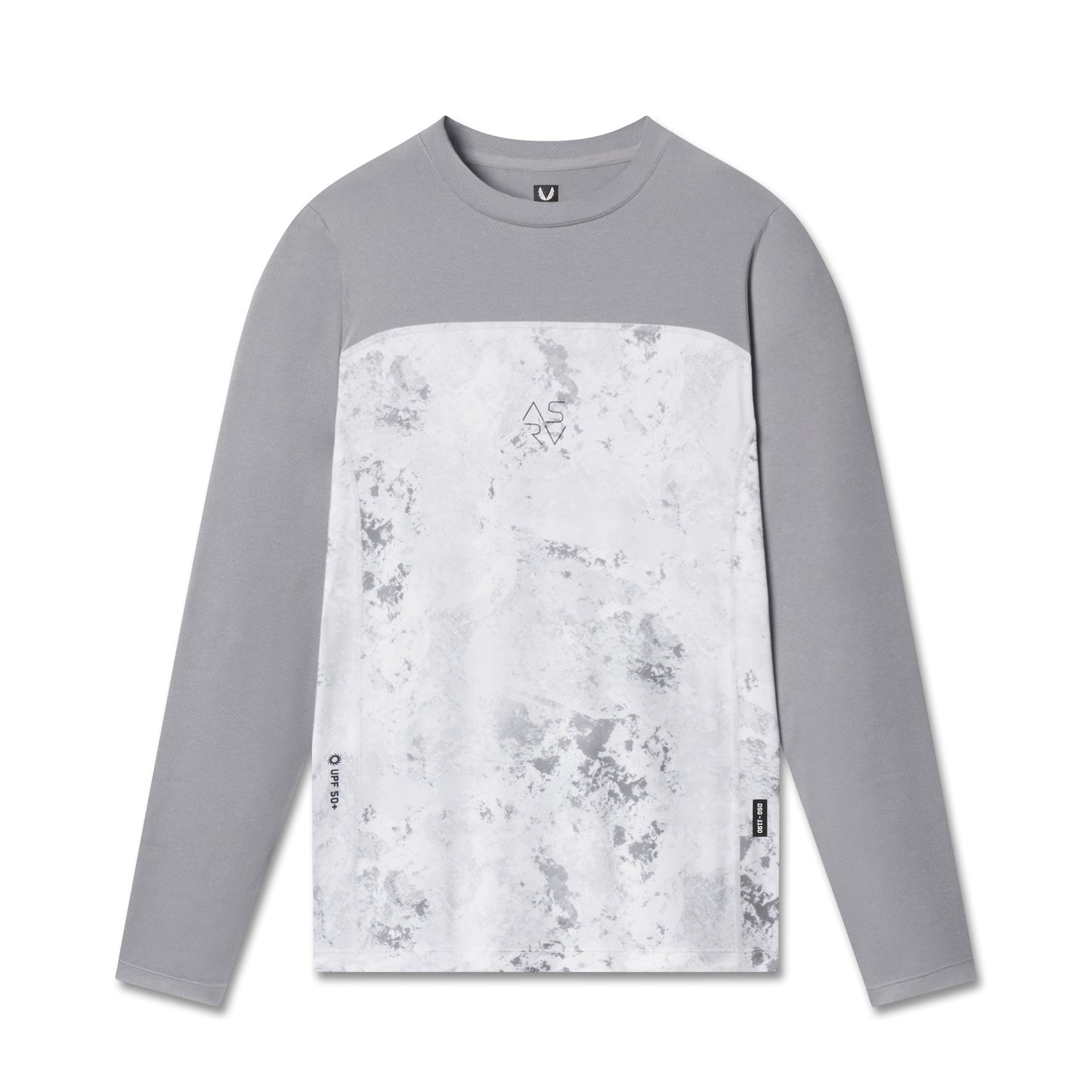 1190. AEROSILVER® UPF50+ Run Long Sleeve Sedona Snow Camo | ASRV Online