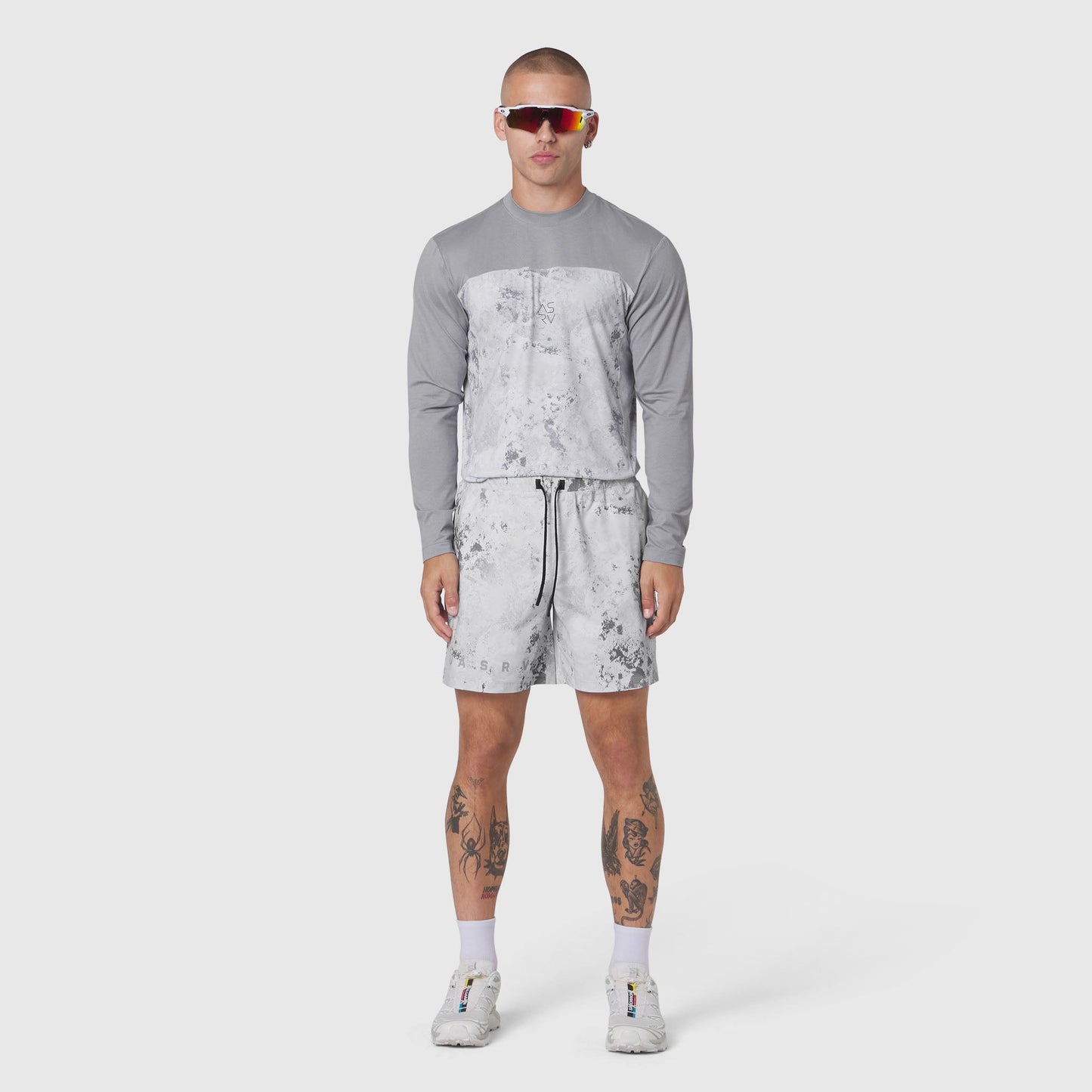 1190. AEROSILVER® UPF50+ Run Long Sleeve Sedona Snow Camo | ASRV Online