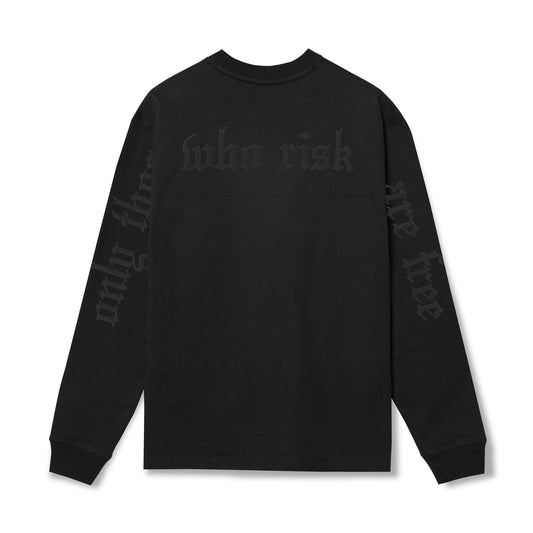 0851. Tech Essential™ Relaxed Long Sleeve Black/Black "OTWR" | ASRV sale