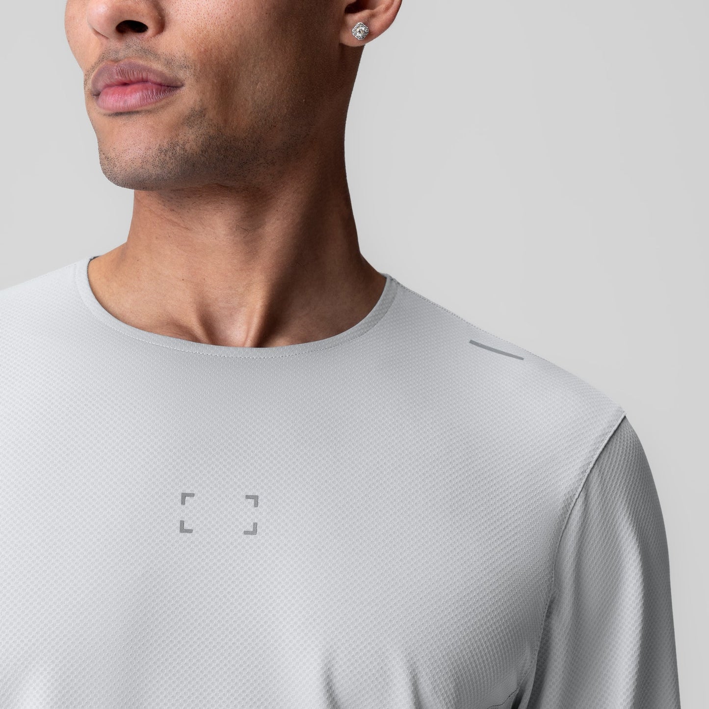 0907. AeroSilver® Training Long Sleeve Slate Grey "Space Bracket" | ASRV Online