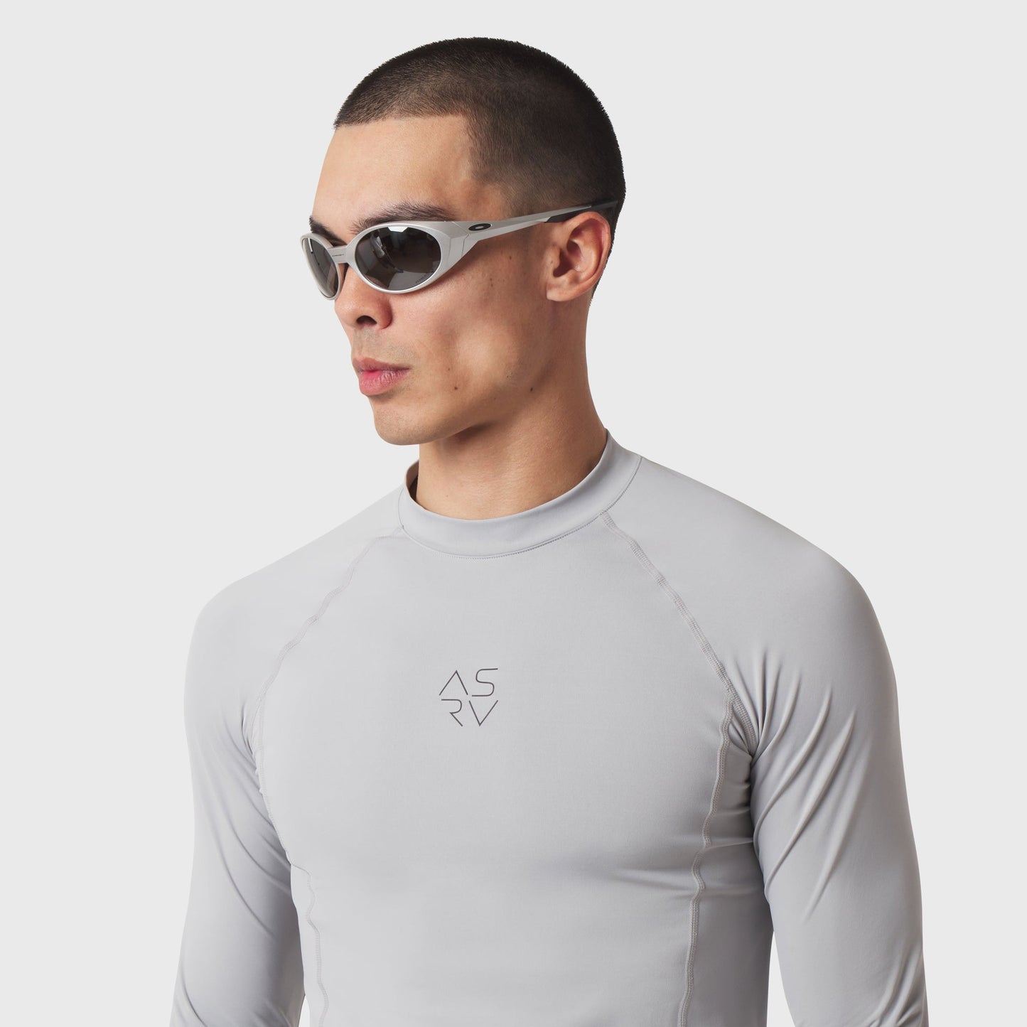 1163. LYCRA® ADAPTIV Baselayer Longsleeve Slate Grey | ASRV Discount
