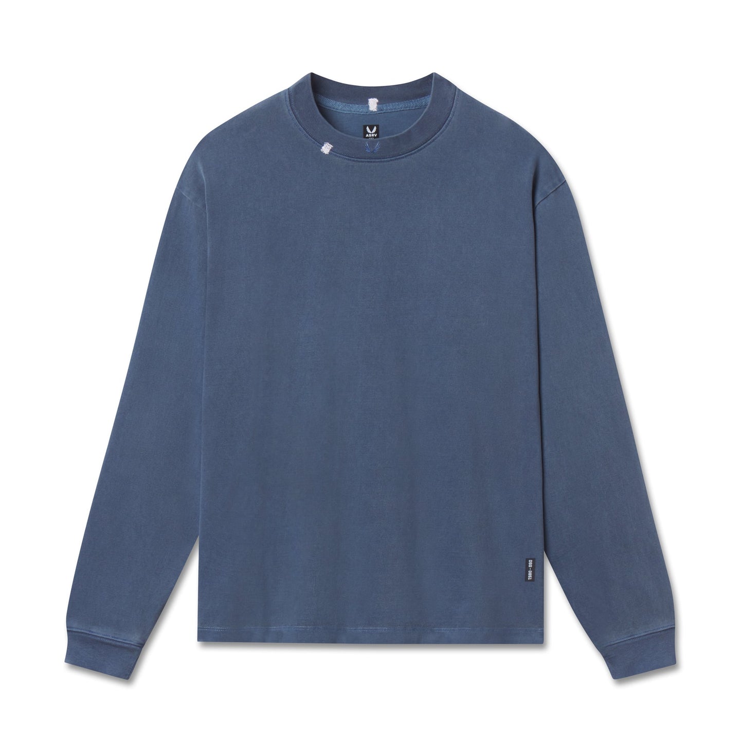 0851. Tech Essential™ Relaxed Long Sleeve Faded Navy | ASRV discount