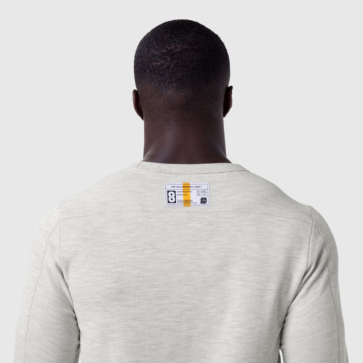 1112. Waffle Knit Longsleeve Heather Grey | ASRV near me